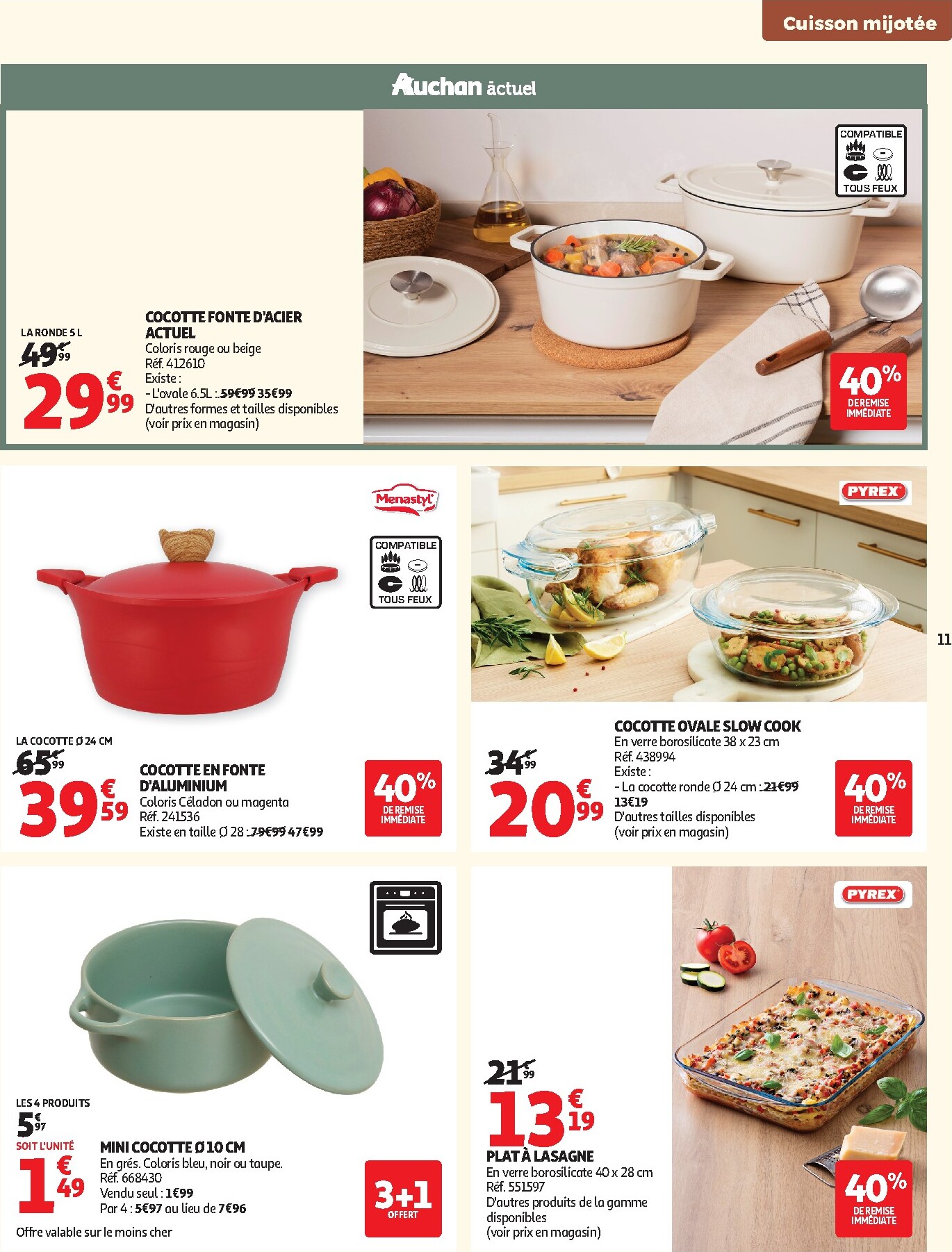 auchan - Auchan - Cuisine gourmande hypers folder voor volgende week van dinsdag 22/09/2026 tot zondag 04/10/2026 - page: 11