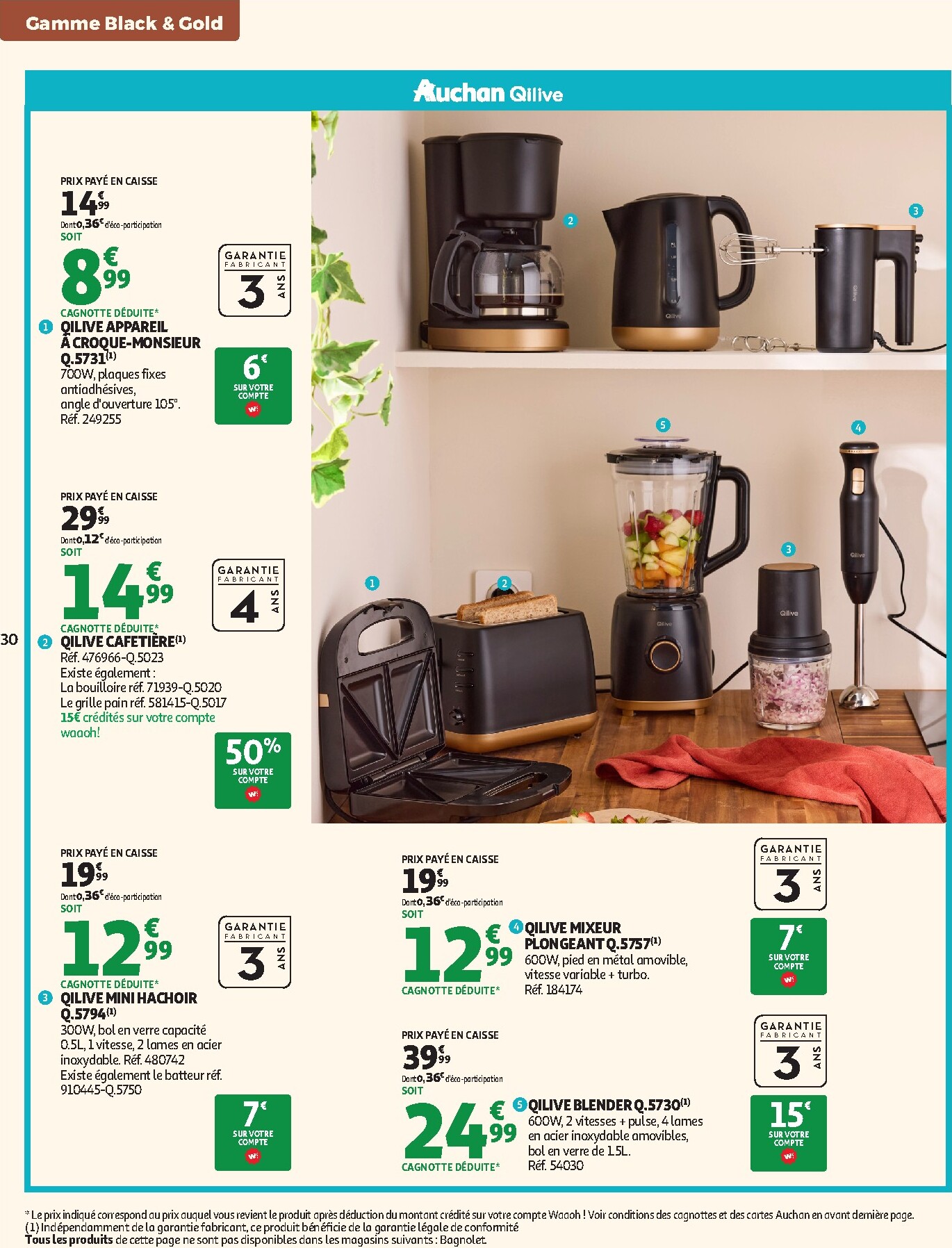 auchan - Auchan - Cuisine gourmande hypers folder voor volgende week van dinsdag 22/09/2026 tot zondag 04/10/2026 - page: 30