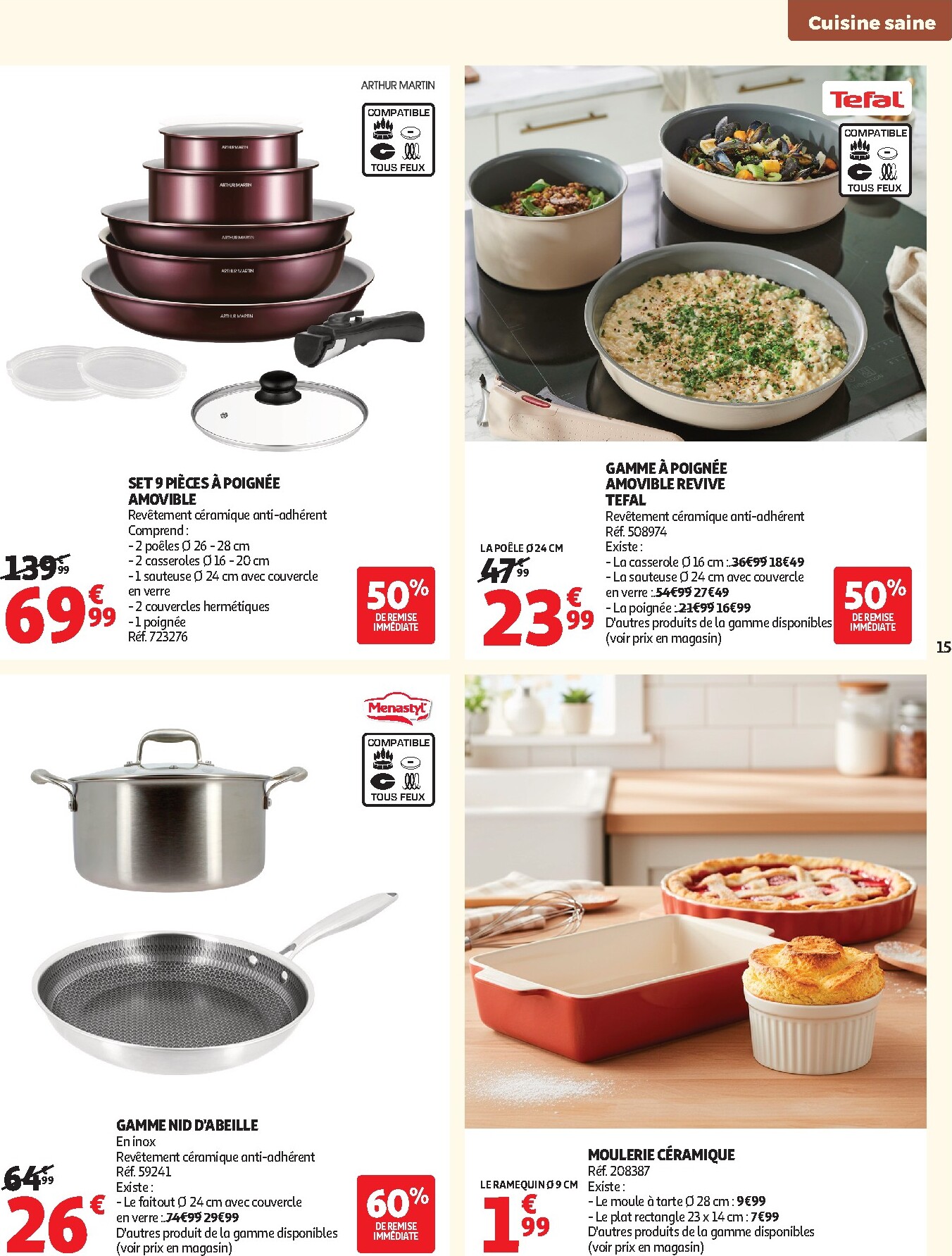 auchan - Auchan - Cuisine gourmande hypers folder voor volgende week van dinsdag 22/09/2026 tot zondag 04/10/2026 - page: 15