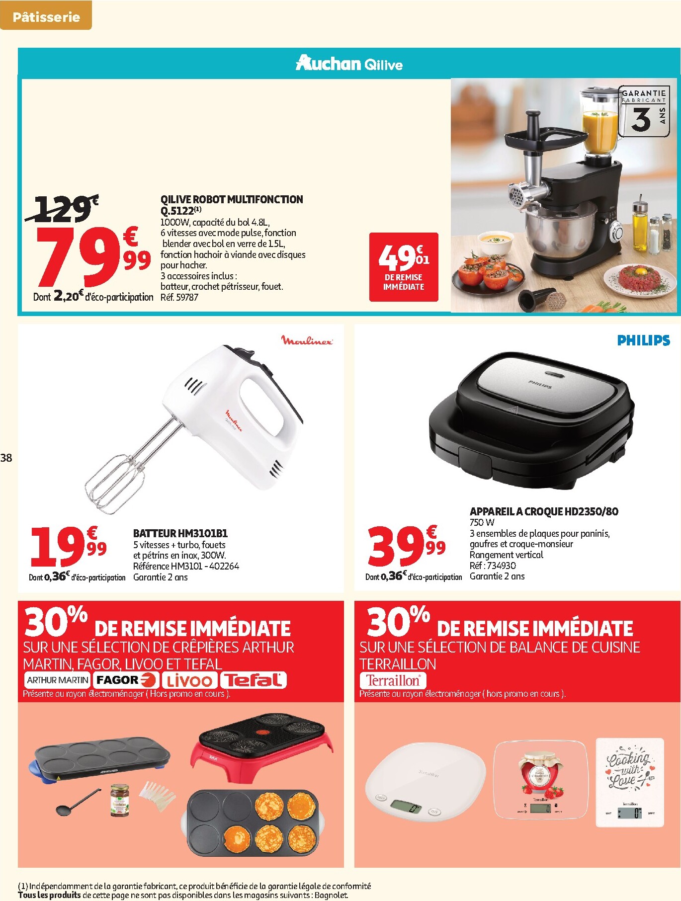 auchan - Auchan - Cuisine gourmande hypers folder voor volgende week van dinsdag 22/09/2026 tot zondag 04/10/2026 - page: 38