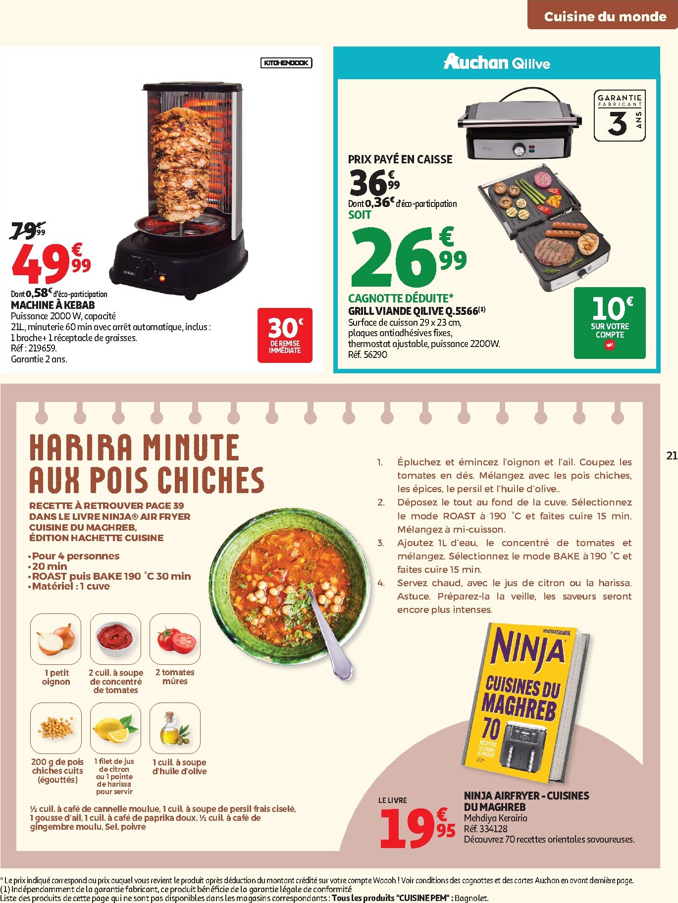 auchan - Auchan - Cuisine gourmande hypers folder voor volgende week van dinsdag 22/09/2026 tot zondag 04/10/2026 - page: 21