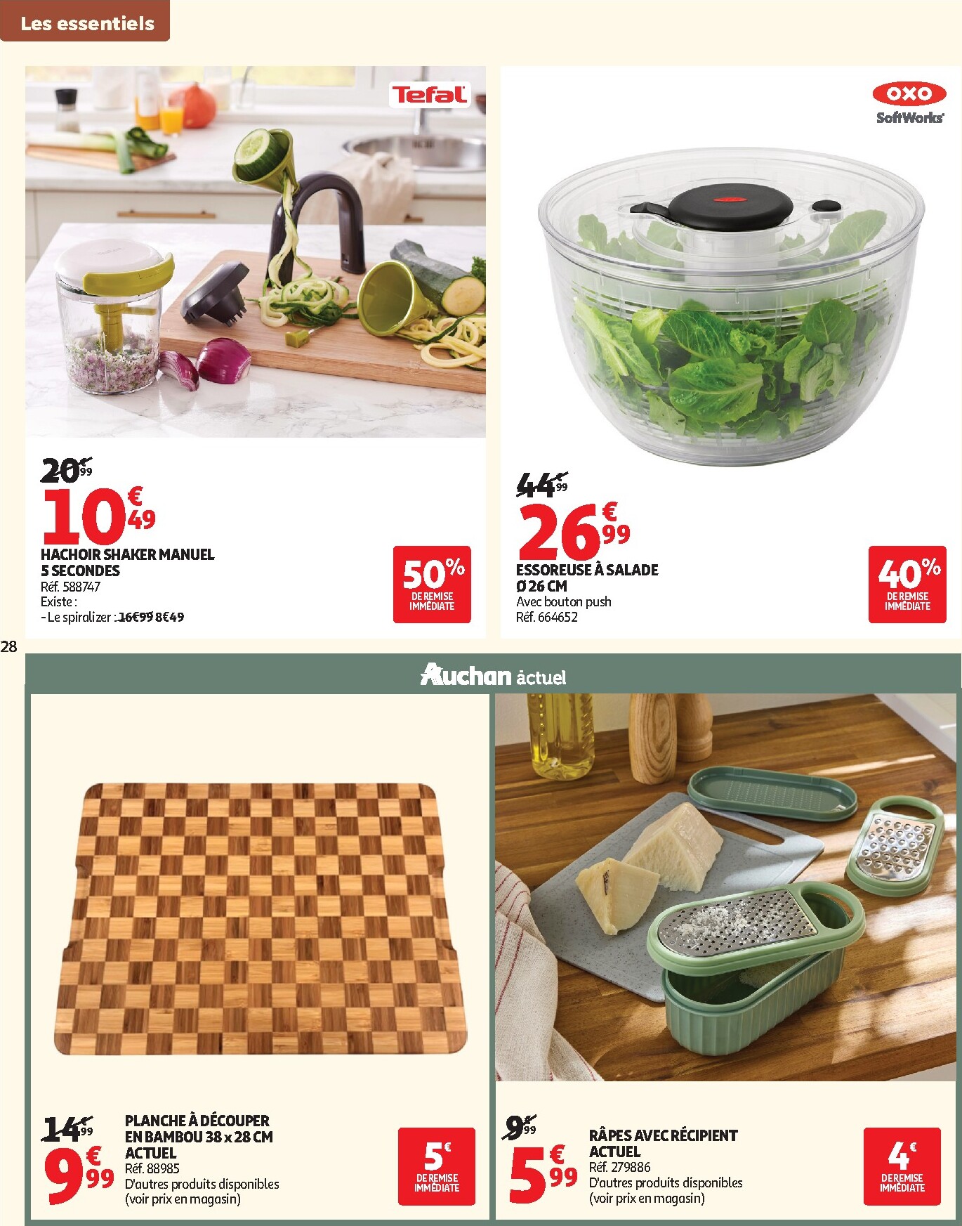 auchan - Auchan - Cuisine gourmande hypers folder voor volgende week van dinsdag 22/09/2026 tot zondag 04/10/2026 - page: 28