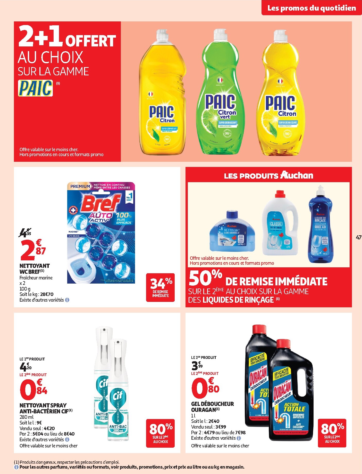 auchan - Toekomstige Auchan folder geldig van dinsdag 22/09/2026 tot zondag 04/10/2026 - page: 47