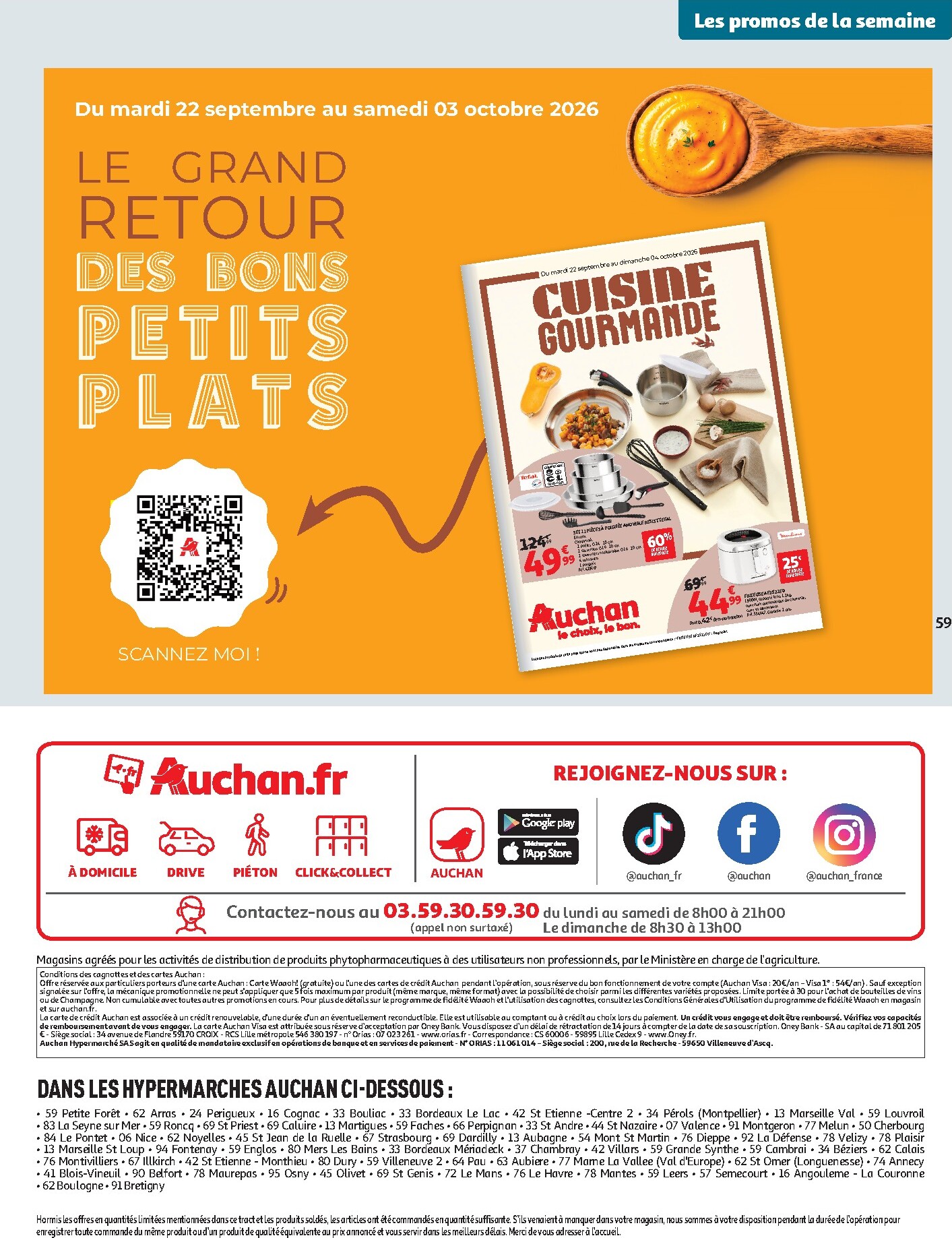 auchan - Toekomstige Auchan folder geldig van dinsdag 22/09/2026 tot zondag 04/10/2026 - page: 59