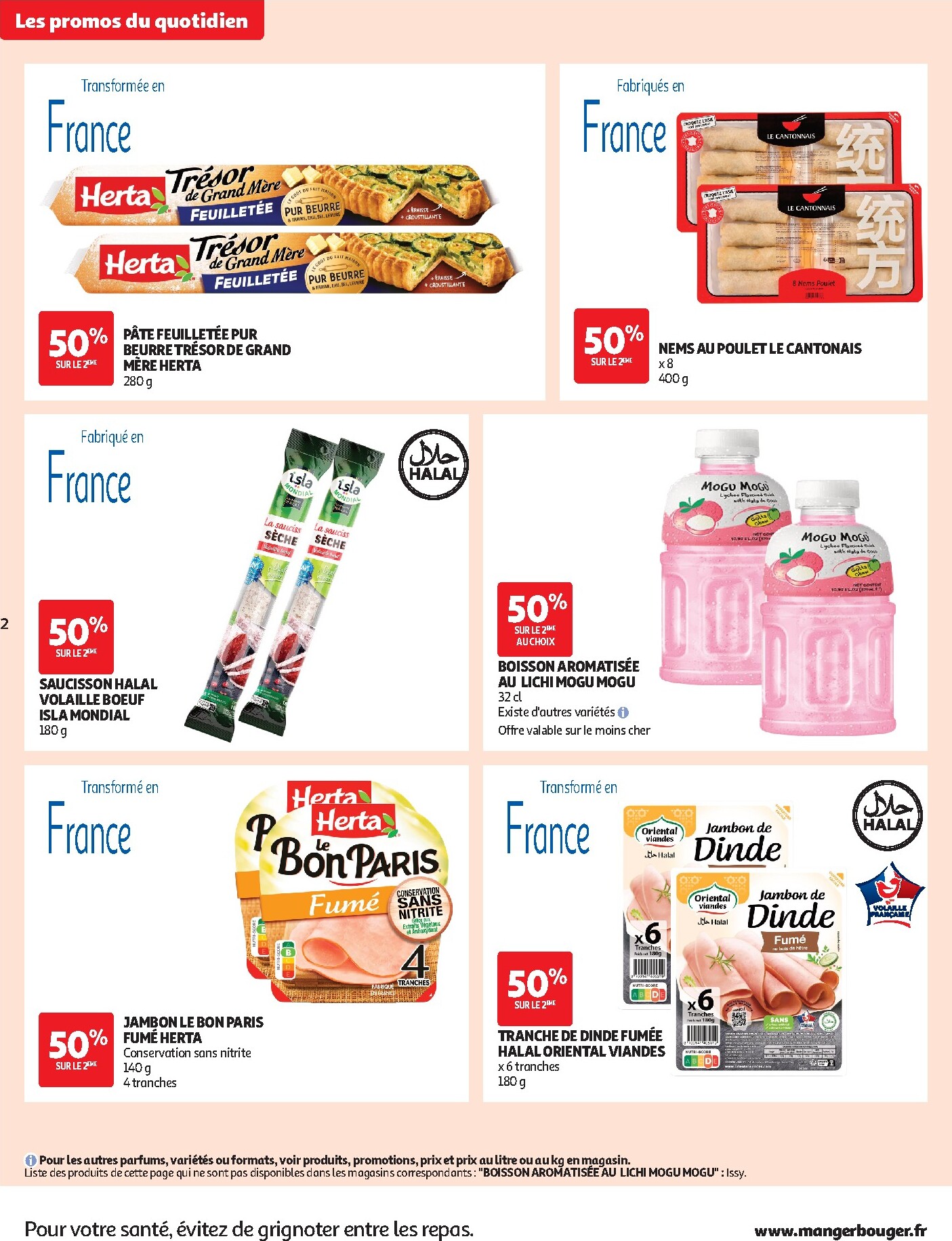 auchan - Auchan - Les promos du moment - Hypermarché folder voor volgende week van dinsdag 29/09/2026 tot zondag 11/10/2026 - page: 2