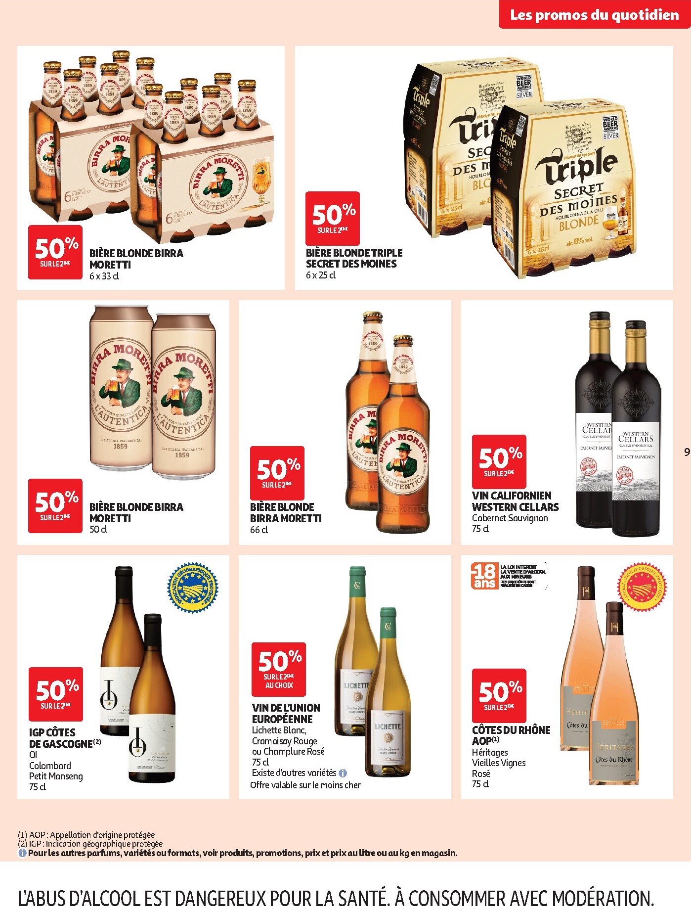 auchan - Auchan - Les promos du moment - Hypermarché folder voor volgende week van dinsdag 29/09/2026 tot zondag 11/10/2026 - page: 9