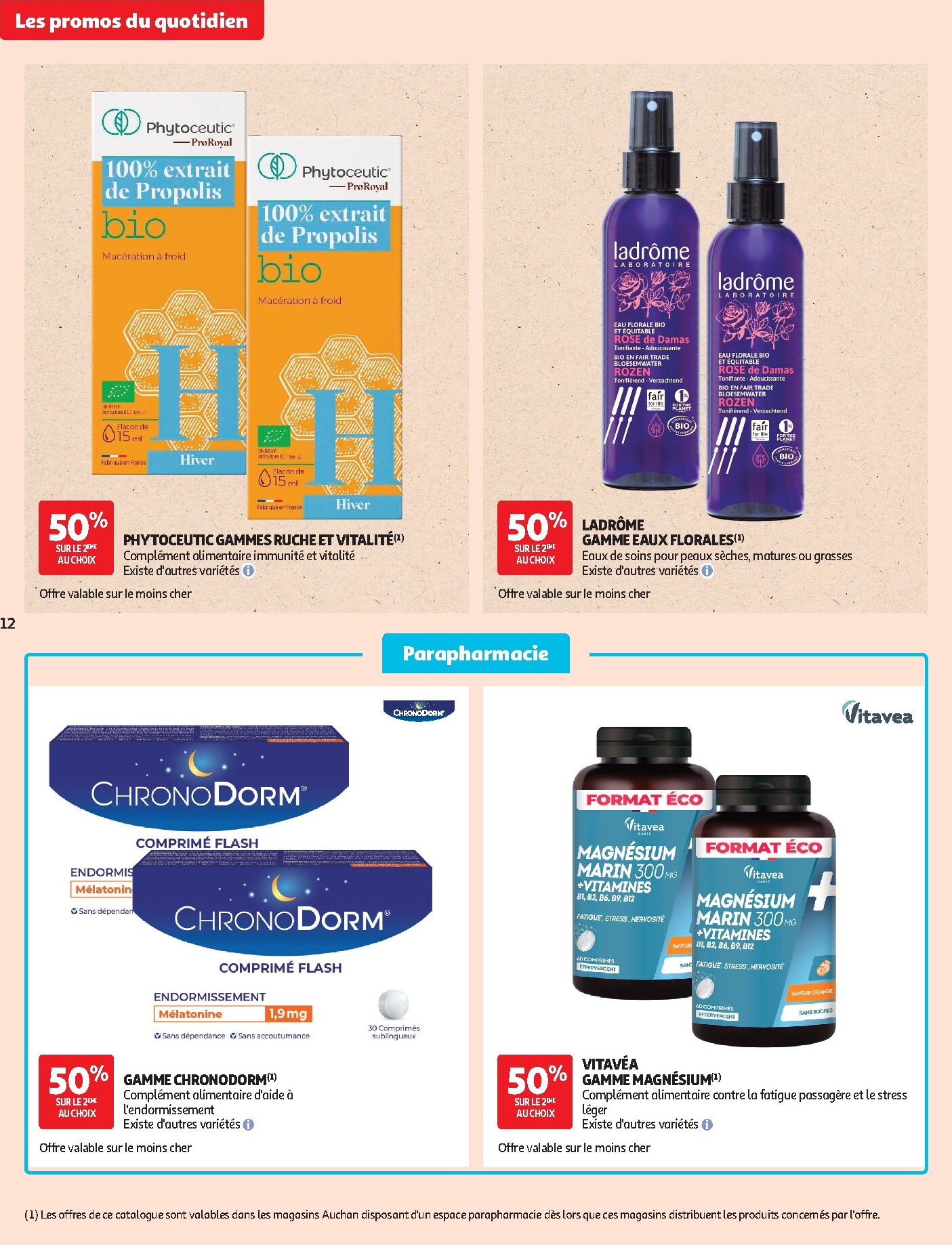 auchan - Auchan - Les promos du moment - Hypermarché folder voor volgende week van dinsdag 29/09/2026 tot zondag 11/10/2026 - page: 12
