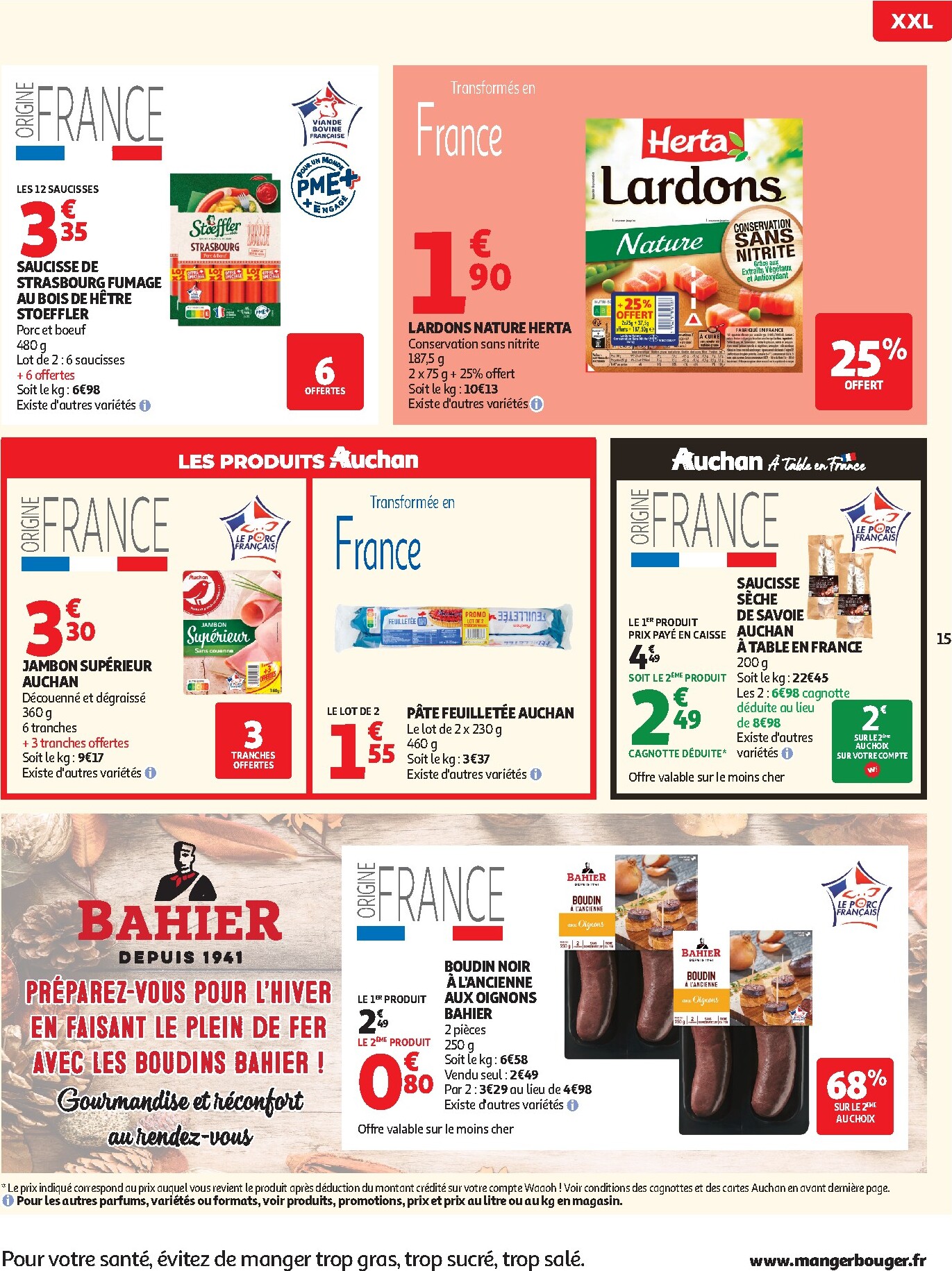 auchan - Auchan - Halles d'automne supers - Supermarché folder voor volgende week van dinsdag 29/09/2026 tot zaterdag 10/10/2026 - page: 15