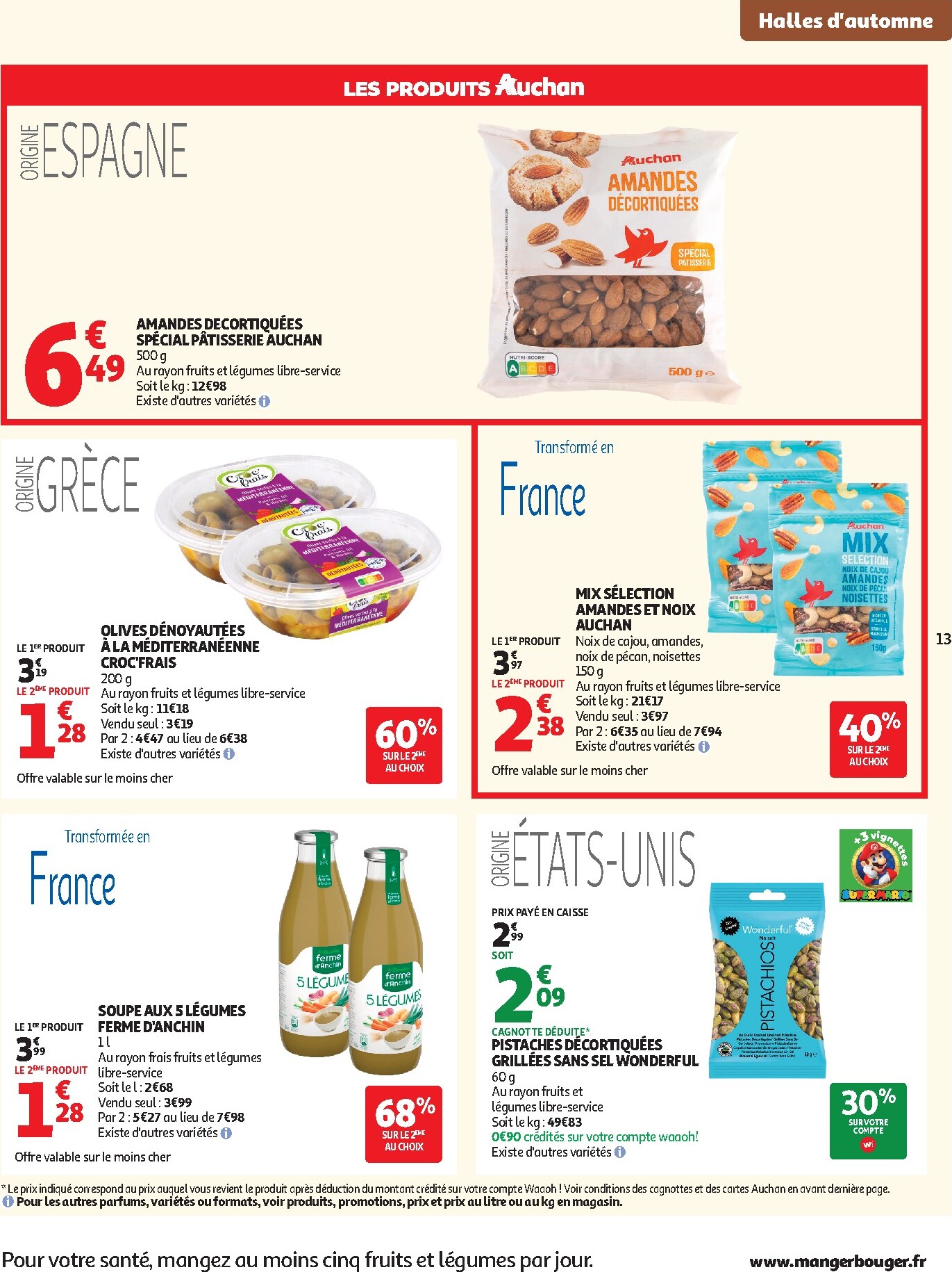 auchan - Auchan - Halles d'automne supers - Supermarché folder voor volgende week van dinsdag 29/09/2026 tot zaterdag 10/10/2026 - page: 13