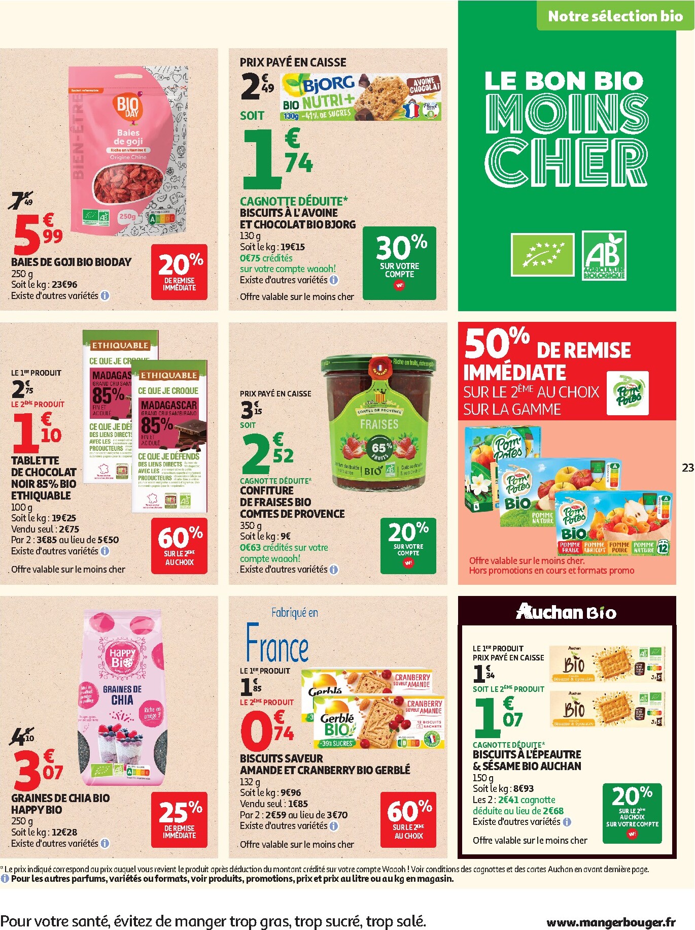auchan - Auchan - Halles d'automne supers - Supermarché folder voor volgende week van dinsdag 29/09/2026 tot zaterdag 10/10/2026 - page: 23