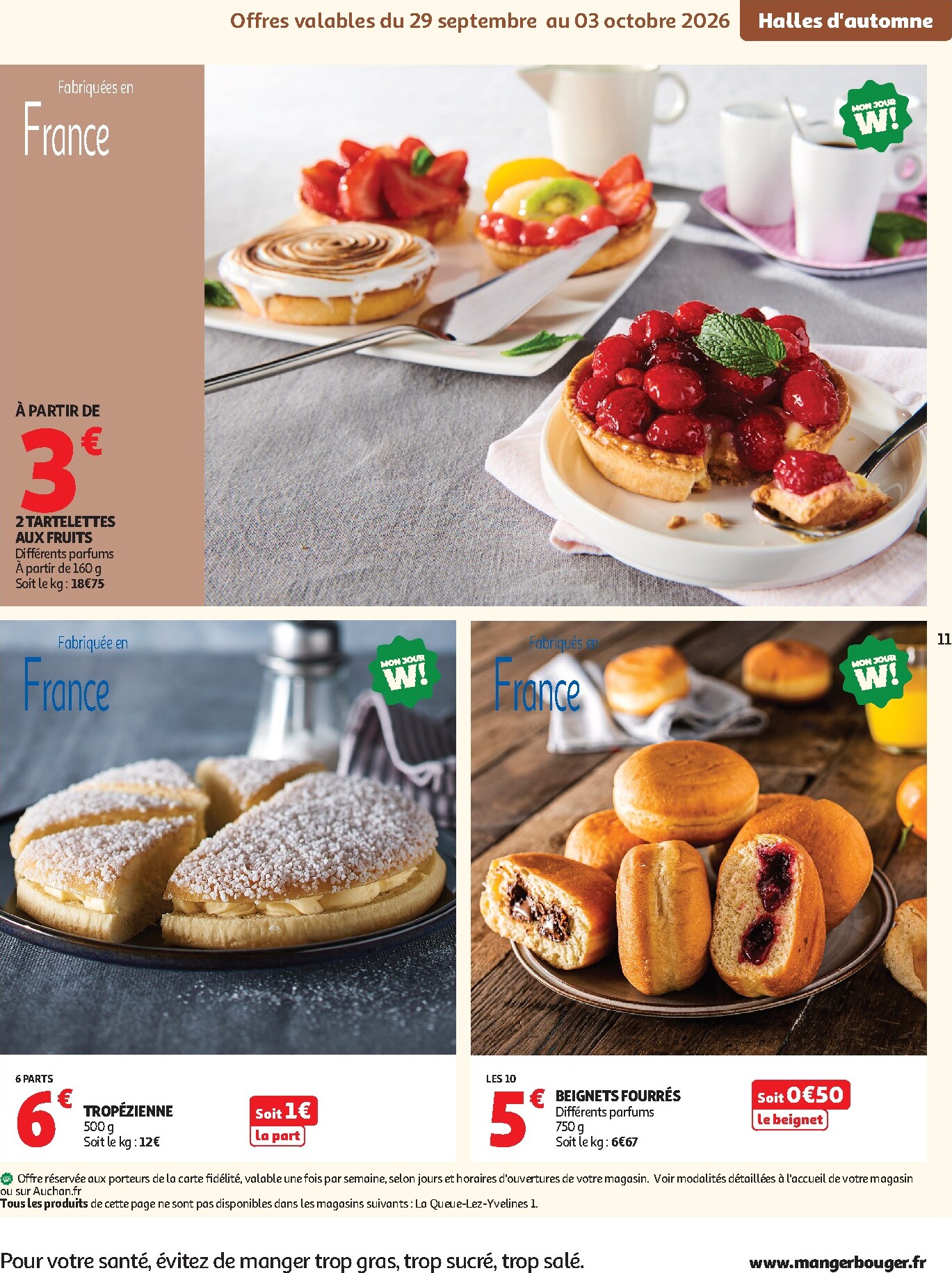 auchan - Auchan - Halles d'automne supers - Supermarché folder voor volgende week van dinsdag 29/09/2026 tot zaterdag 10/10/2026 - page: 11