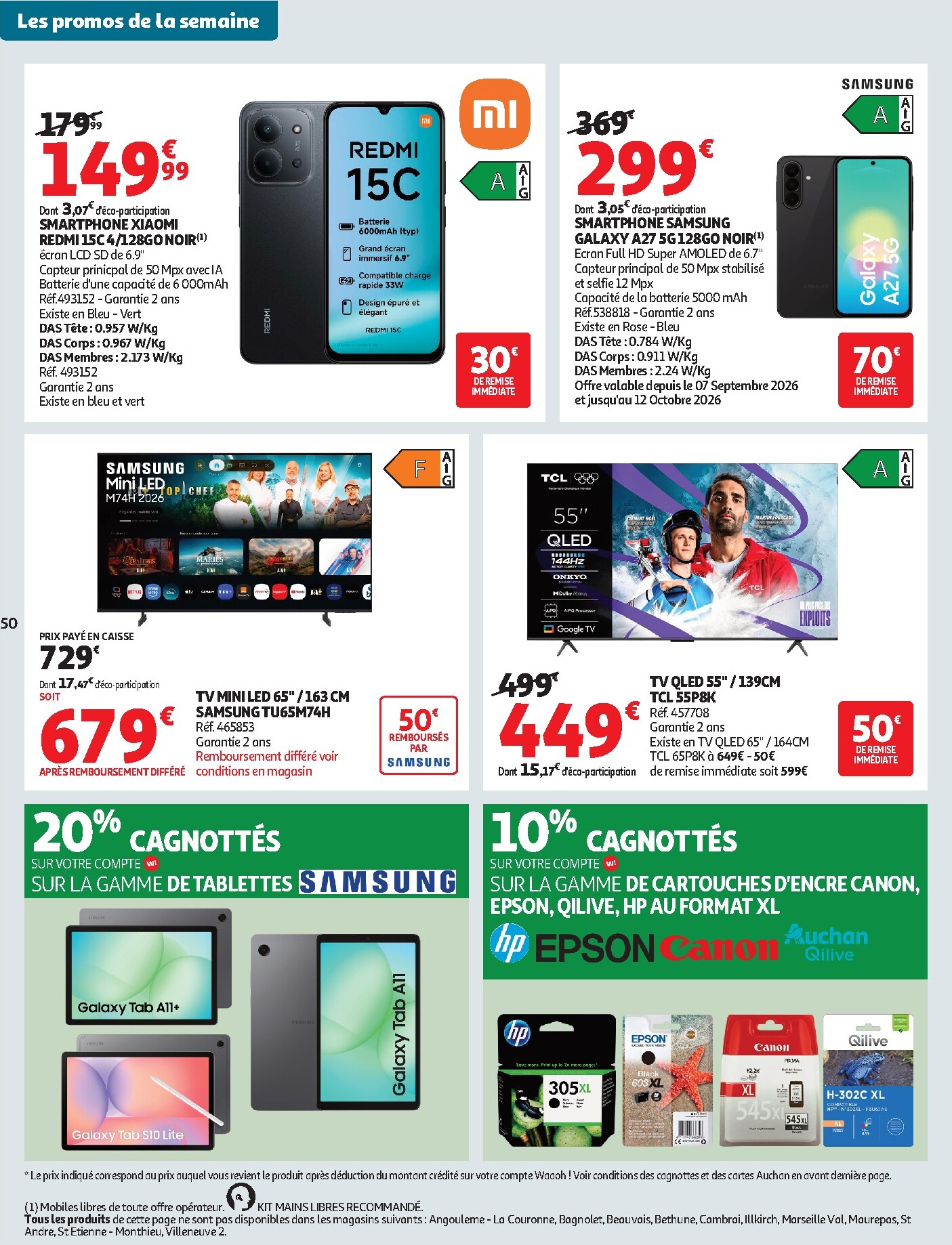 auchan - Auchan folder voor volgende week van dinsdag 29/09/2026 tot zondag 11/10/2026 - page: 52