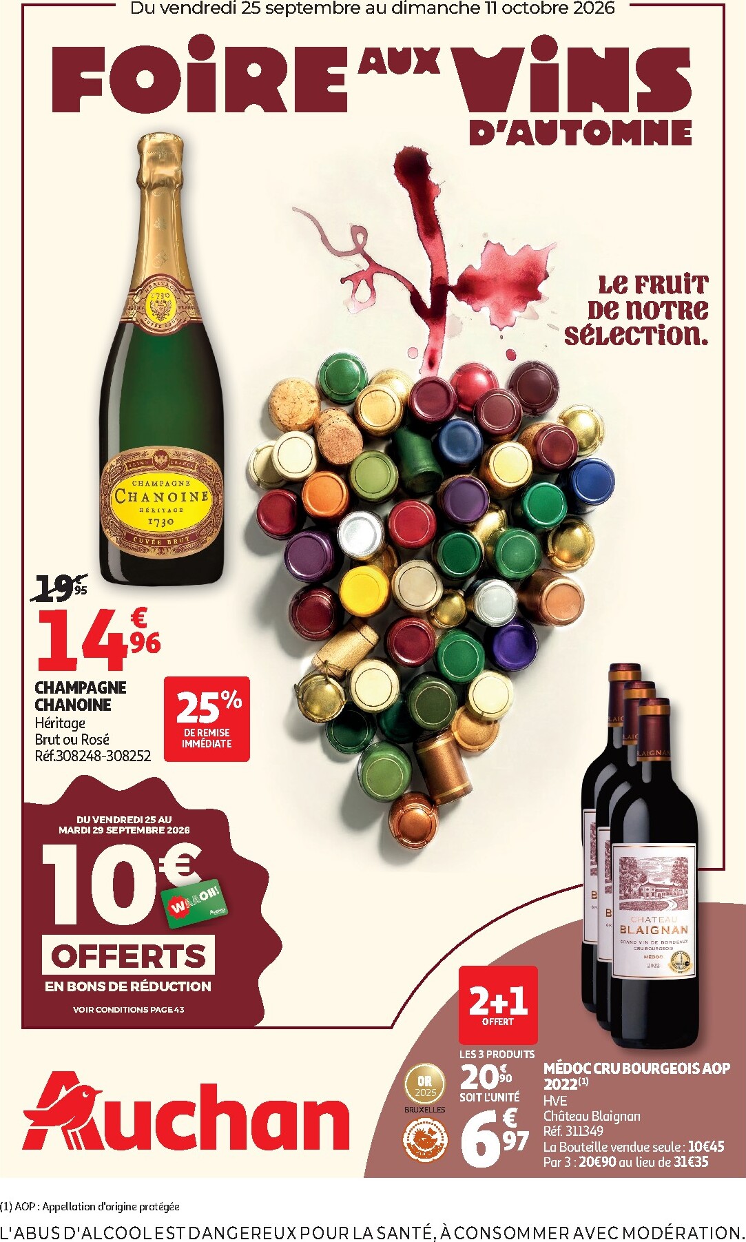 auchan - Huidige Auchan folder geldig van vrijdag 25/09/2026 tot zondag 11/10/2026