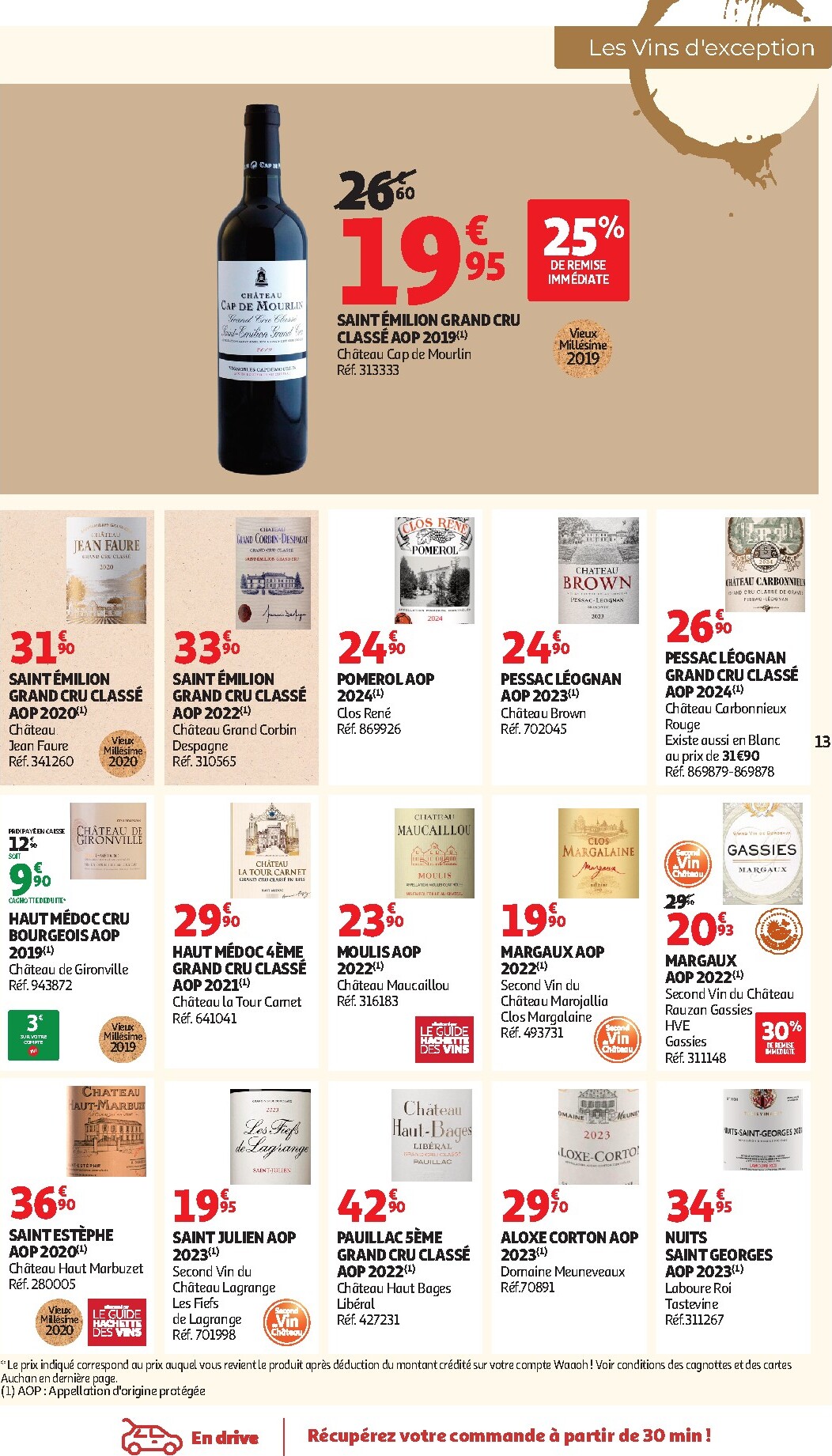 auchan - Huidige Auchan Supermarché folder geldig van vrijdag 25/09/2026 tot zaterdag 10/10/2026 - page: 13