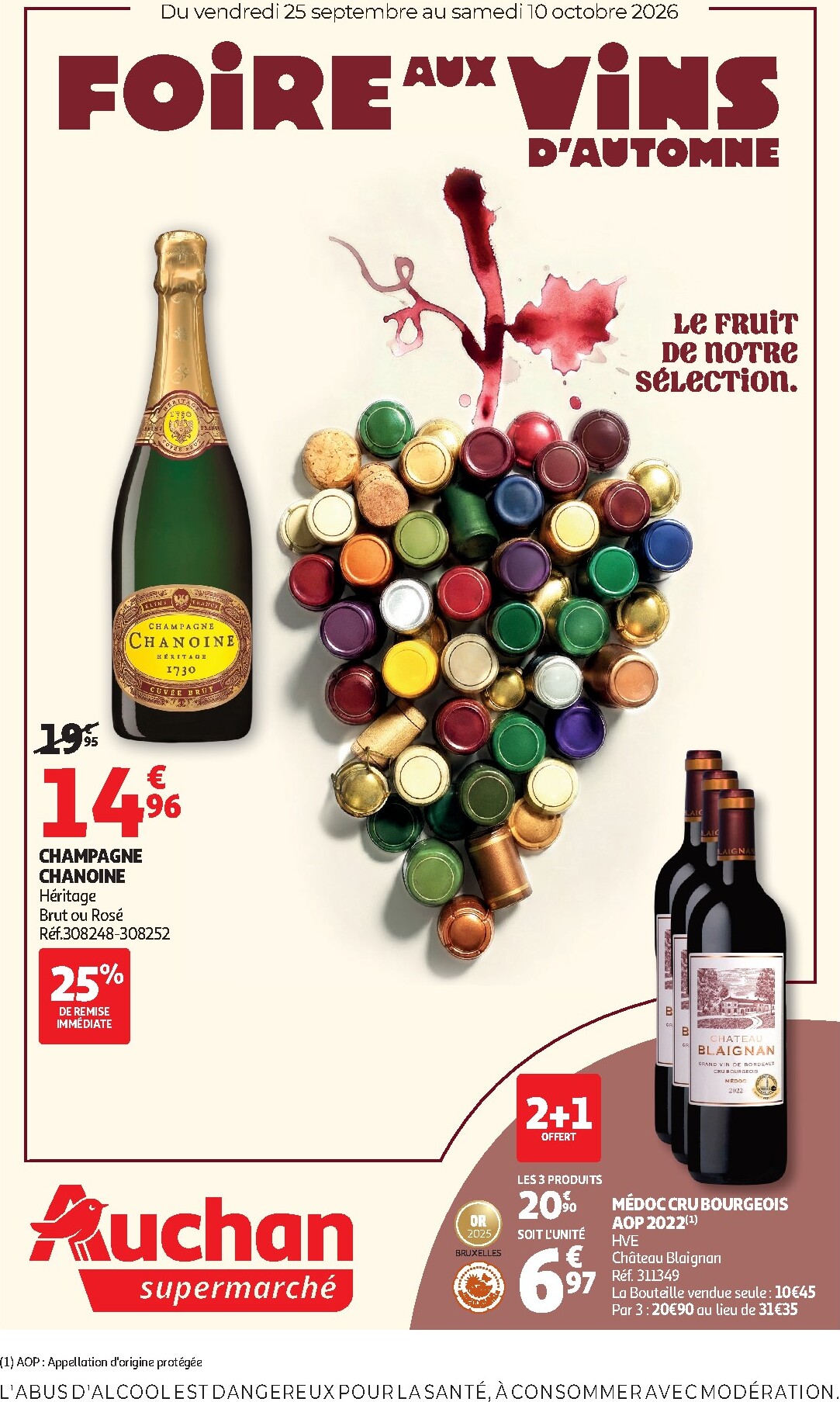 auchan - Huidige Auchan Supermarché folder geldig van vrijdag 25/09/2026 tot zaterdag 10/10/2026
