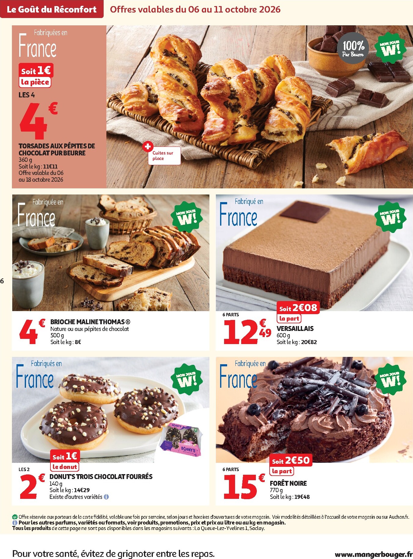 auchan - Auchan - Le Goût du Réconfort folder voor volgende week van dinsdag 06/10/2026 tot zaterdag 10/10/2026 - page: 6