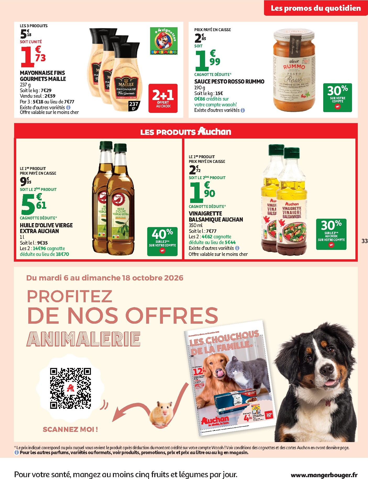 auchan - Auchan - Le Goût du Réconfort folder voor volgende week van dinsdag 06/10/2026 tot zondag 18/10/2026 - page: 33
