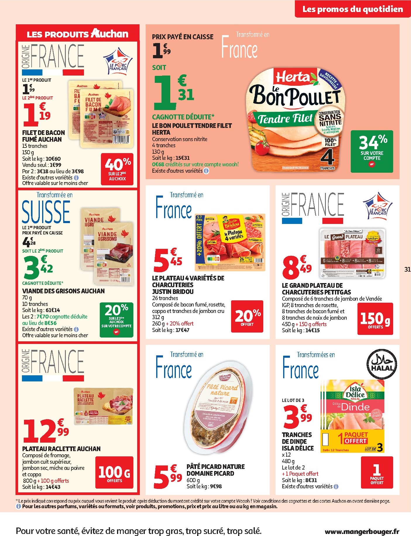 auchan - Auchan - Le Goût du Réconfort folder voor volgende week van dinsdag 06/10/2026 tot zondag 18/10/2026 - page: 31