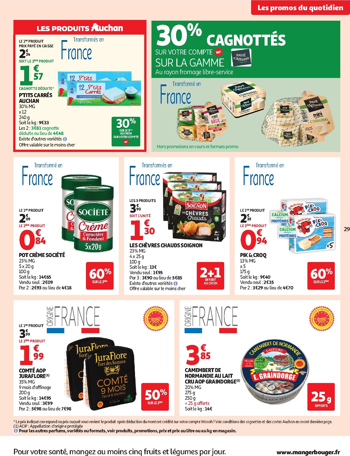 auchan - Auchan - Le Goût du Réconfort folder voor volgende week van dinsdag 06/10/2026 tot zondag 18/10/2026 - page: 29
