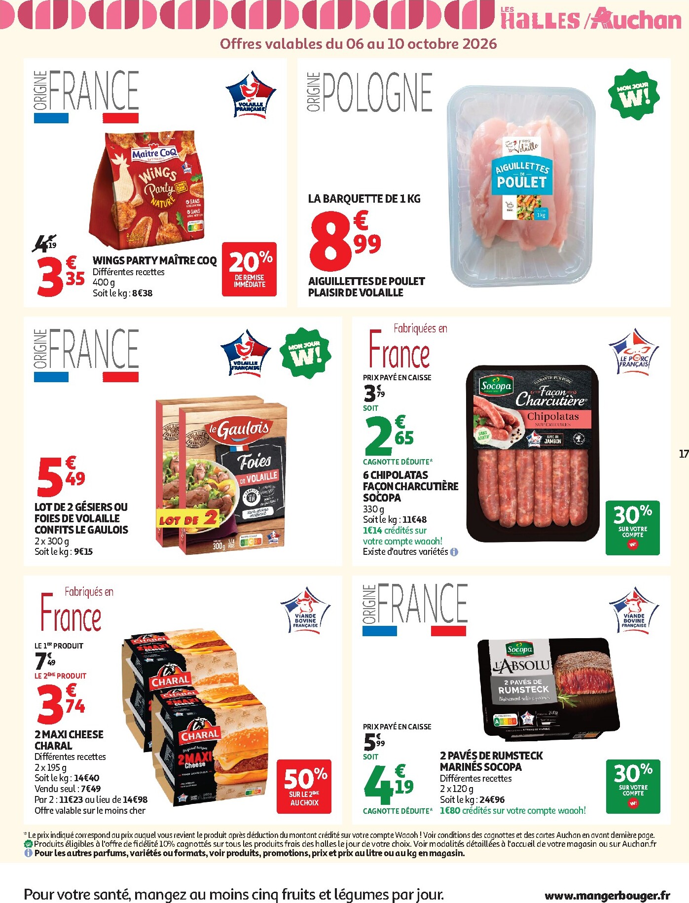 auchan - Auchan - Le Goût du Réconfort folder voor volgende week van dinsdag 06/10/2026 tot zondag 18/10/2026 - page: 17