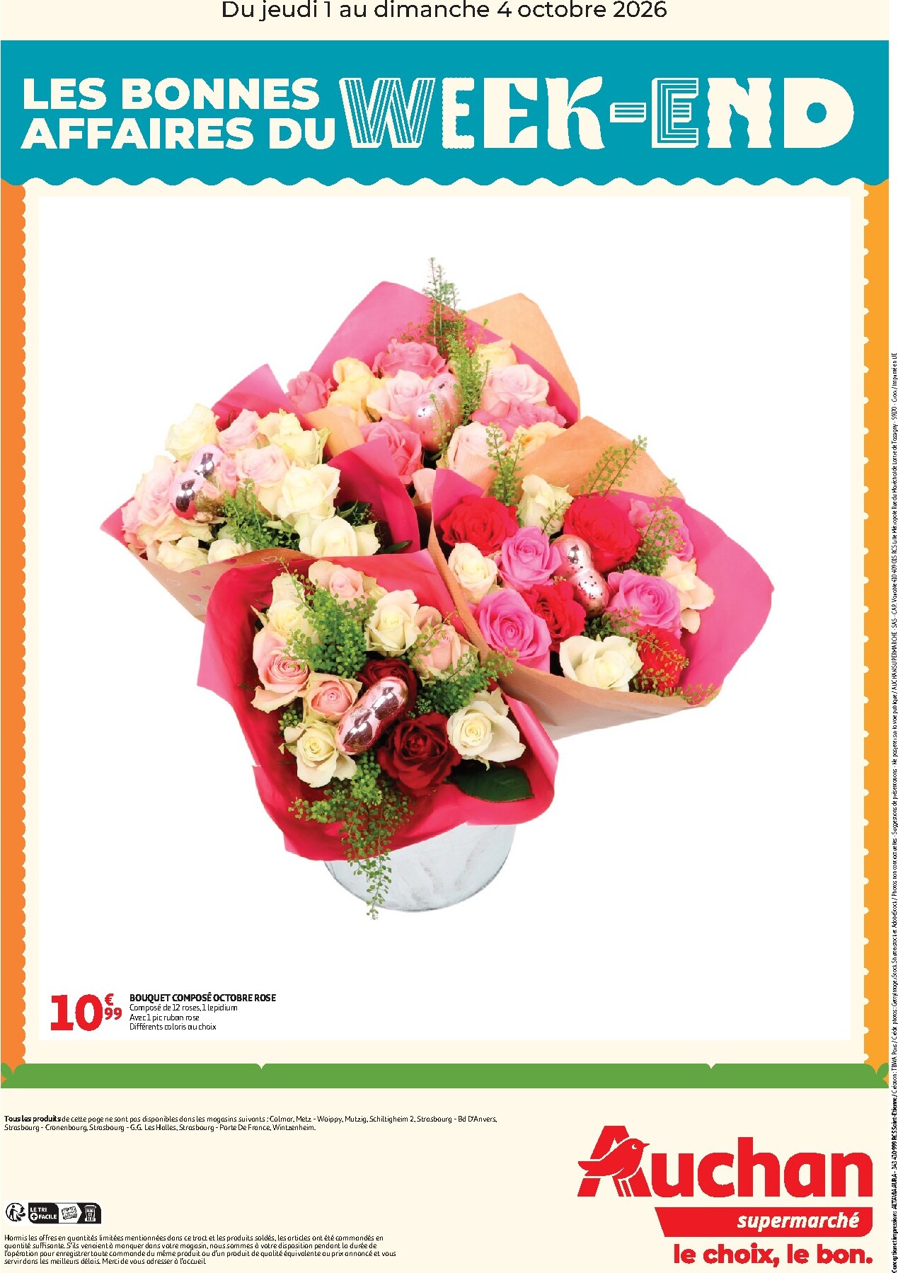 auchan - Huidige Auchan - Les bons plans du week end dans votre super folder geldig van donderdag 01/10/2026 tot zondag 04/10/2026 - page: 2