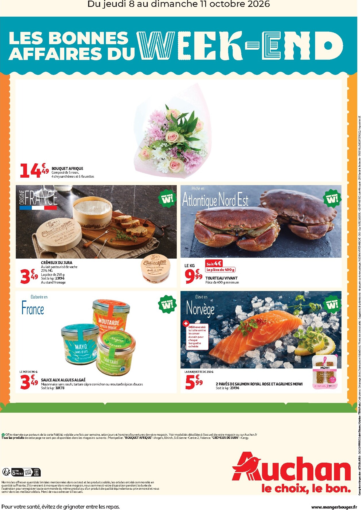 auchan - Huidige Auchan - Les bons plans du week end dans votre hyper - Hypermarché folder geldig van donderdag 08/10/2026 tot zondag 11/10/2026 - page: 2