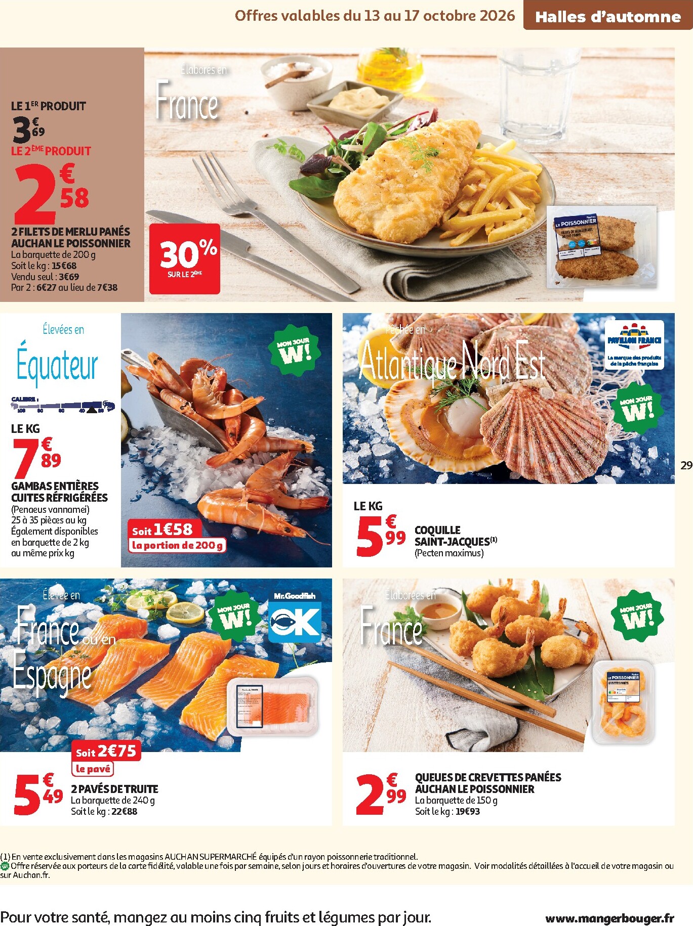 auchan - Auchan Supermarché - Halloween folder voor volgende week van dinsdag 13/10/2026 tot zaterdag 24/10/2026 - page: 29