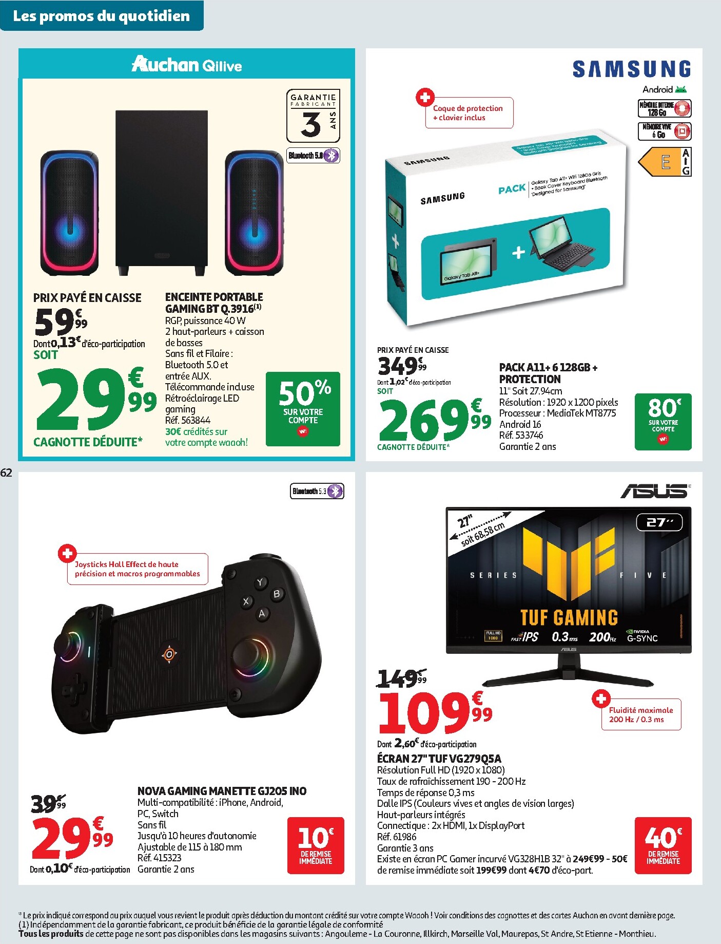 auchan - Auchan folder voor volgende week van dinsdag 13/10/2026 tot zondag 25/10/2026 - page: 62