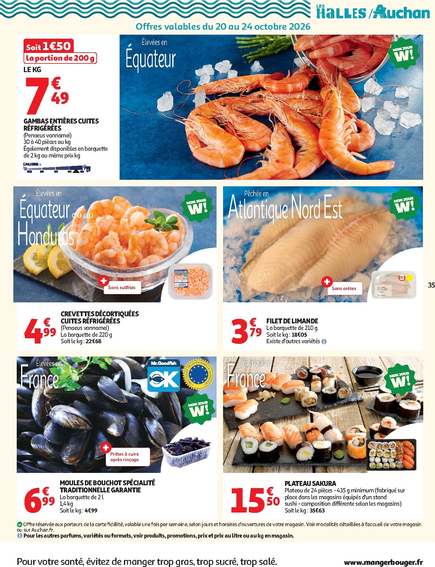 auchan - Auchan - Automne, Halloween hypers - Hypermarché folder voor volgende week van dinsdag 20/10/2026 tot zondag 25/10/2026 - page: 35
