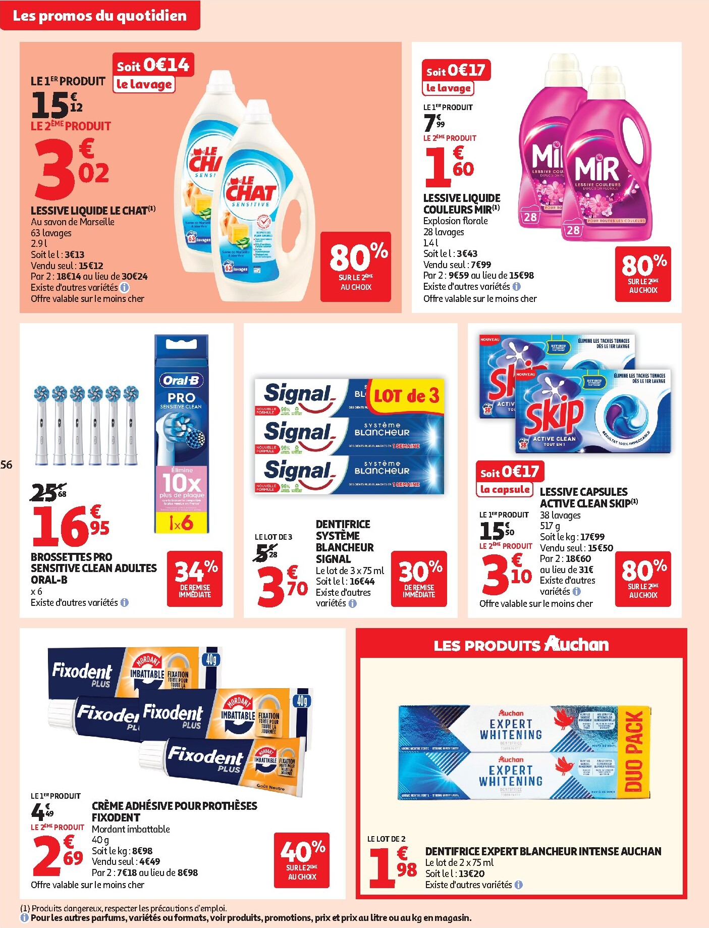 auchan - Auchan - Automne, Halloween hypers - Hypermarché folder voor volgende week van dinsdag 20/10/2026 tot zondag 25/10/2026 - page: 56