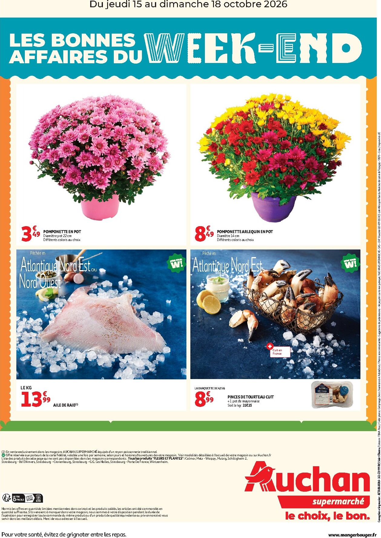 auchan - Huidige Auchan supermarché - Les bons plans du week-end folder geldig van donderdag 15/10/2026 tot zondag 18/10/2026 - page: 2