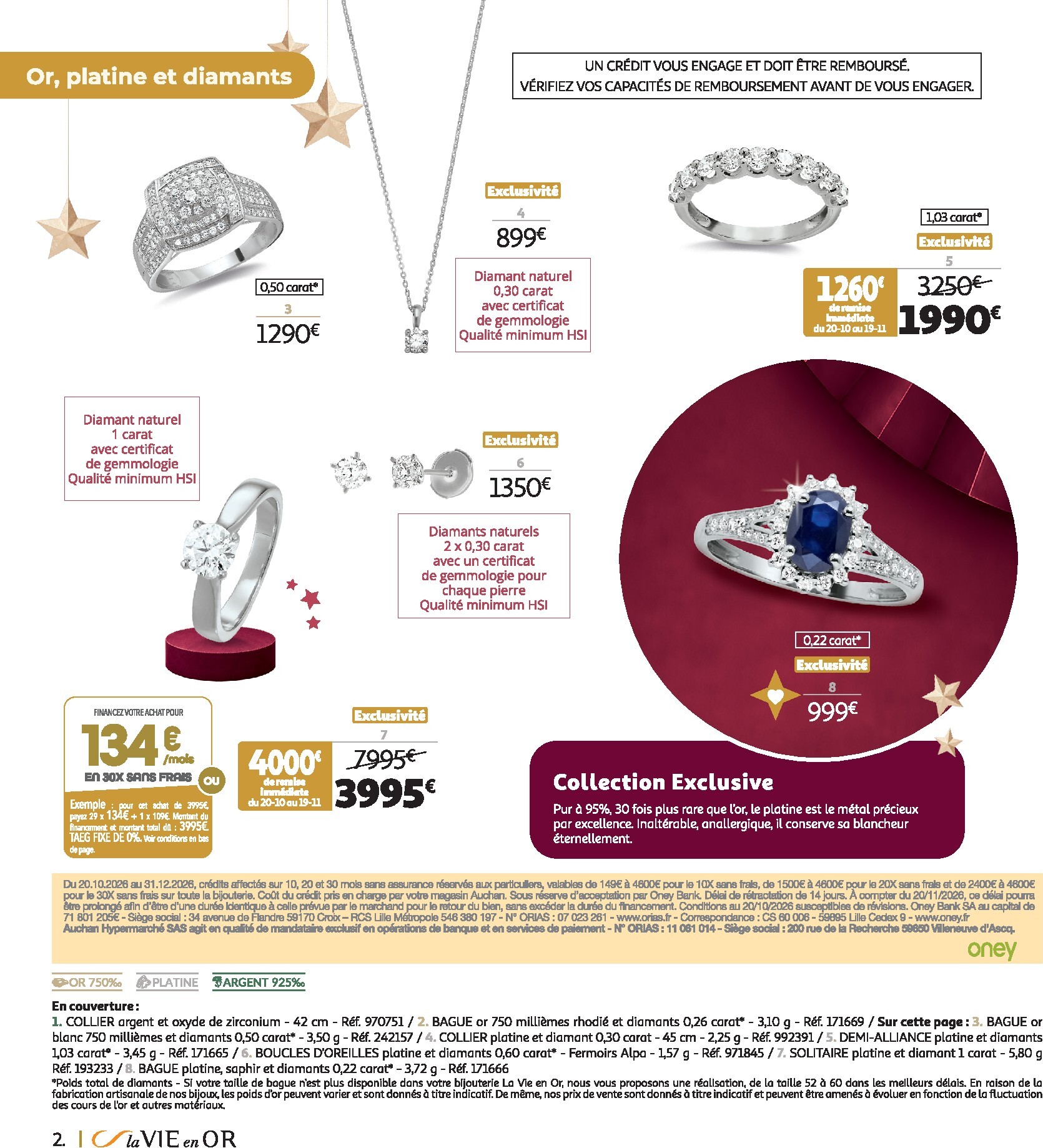 auchan - Auchan - Bijoux pour les fêtes folder voor volgende week van dinsdag 20/10/2026 tot donderdag 31/12/2026 - page: 2