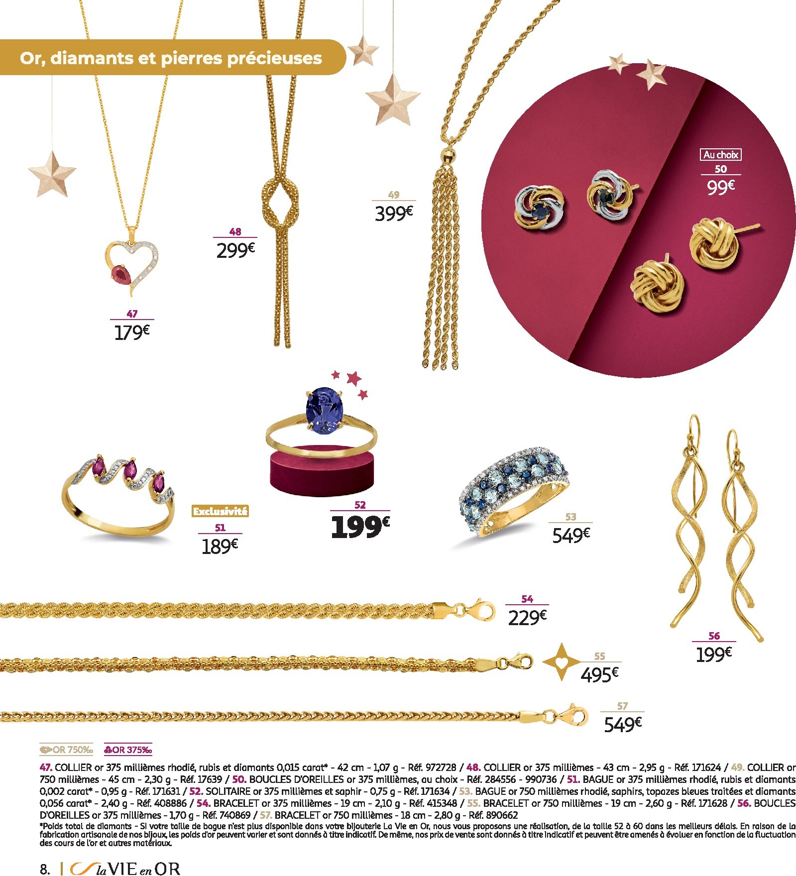 auchan - Auchan - Bijoux pour les fêtes folder voor volgende week van dinsdag 20/10/2026 tot donderdag 31/12/2026 - page: 8