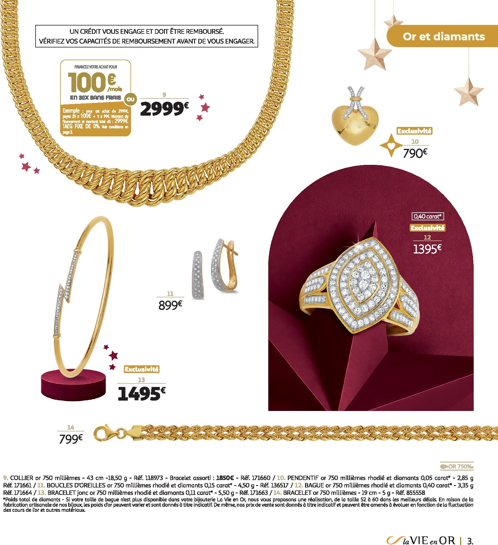 auchan - Auchan - Bijoux pour les fêtes folder voor volgende week van dinsdag 20/10/2026 tot donderdag 31/12/2026 - page: 3