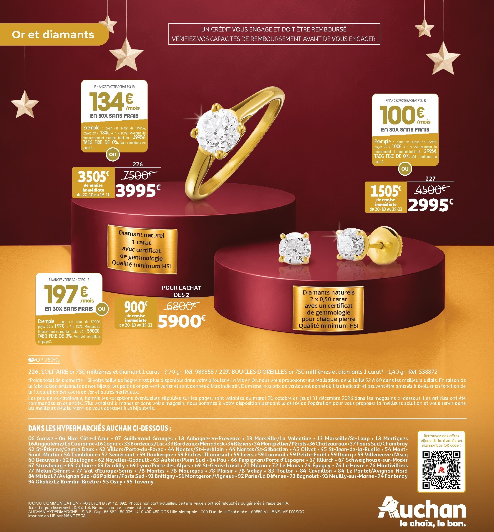 auchan - Auchan - Bijoux pour les fêtes folder voor volgende week van dinsdag 20/10/2026 tot donderdag 31/12/2026 - page: 28