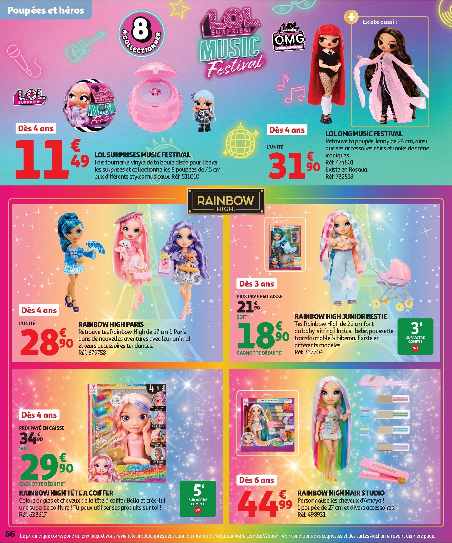 auchan - Huidige Auchan - Jouets de Noël folder geldig van vrijdag 16/10/2026 tot zondag 06/12/2026 - page: 56