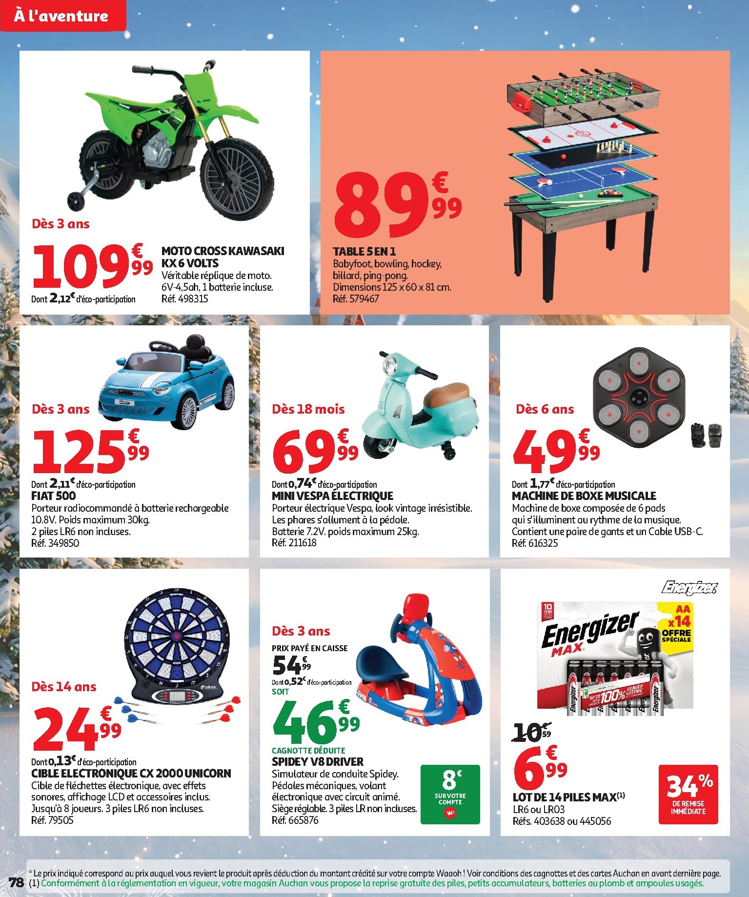 auchan - Huidige Auchan - Jouets de Noël folder geldig van vrijdag 16/10/2026 tot zondag 06/12/2026 - page: 78