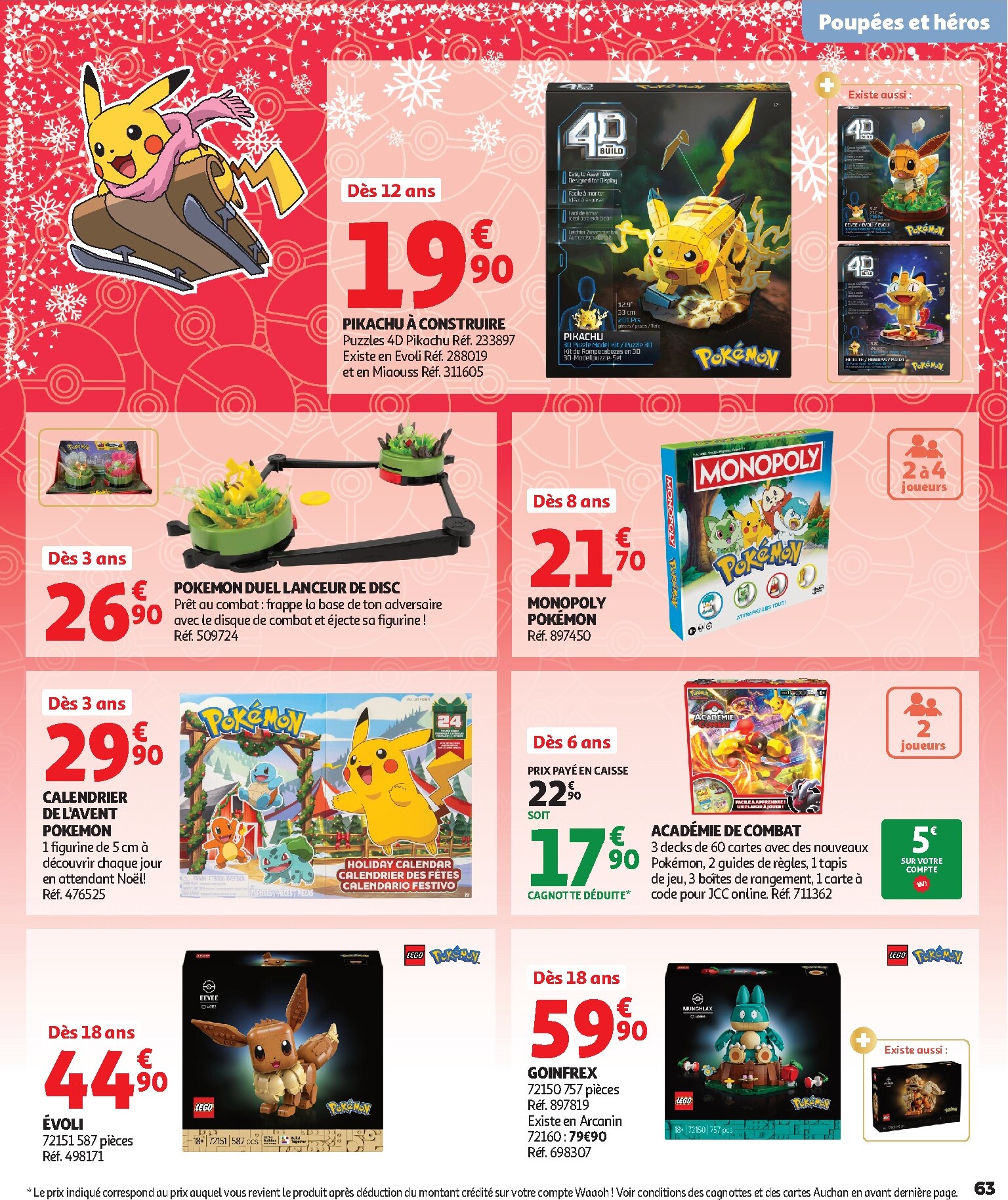 auchan - Huidige Auchan - Jouets de Noël folder geldig van vrijdag 16/10/2026 tot zondag 06/12/2026 - page: 63