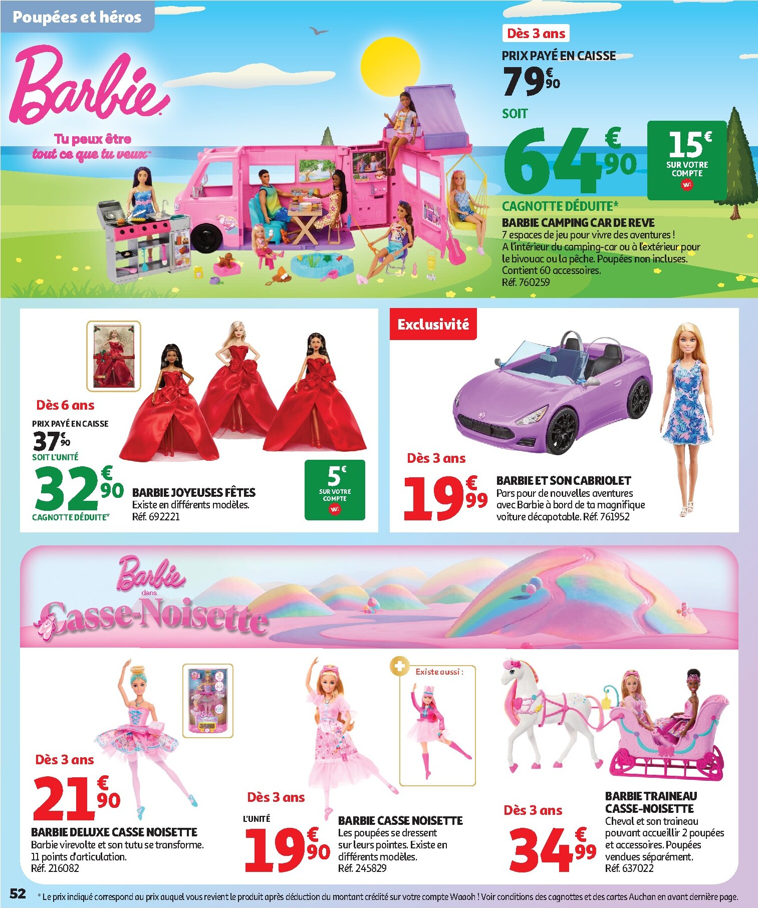 auchan - Huidige Auchan - Jouets de Noël folder geldig van vrijdag 16/10/2026 tot zondag 06/12/2026 - page: 52