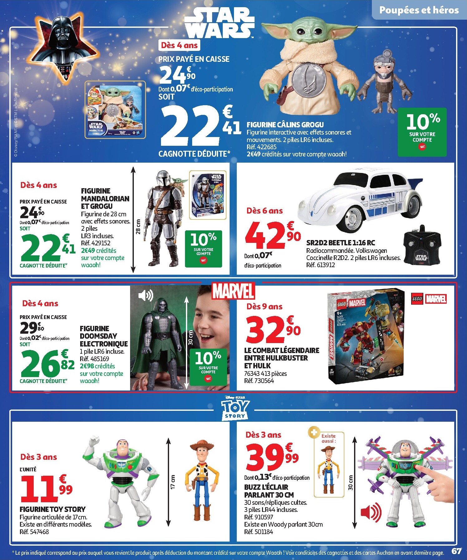 auchan - Huidige Auchan - Jouets de Noël folder geldig van vrijdag 16/10/2026 tot zondag 06/12/2026 - page: 67