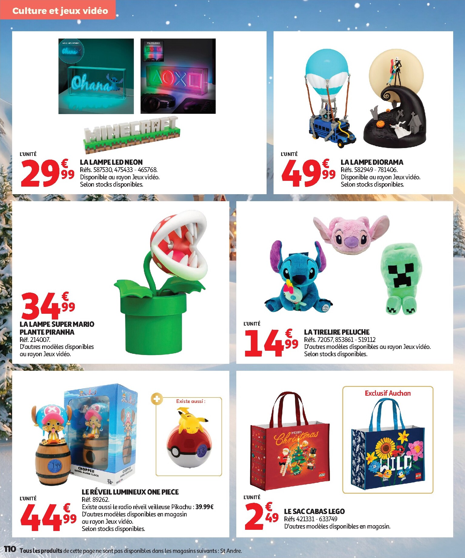 auchan - Huidige Auchan - Jouets de Noël folder geldig van vrijdag 16/10/2026 tot zondag 06/12/2026 - page: 110