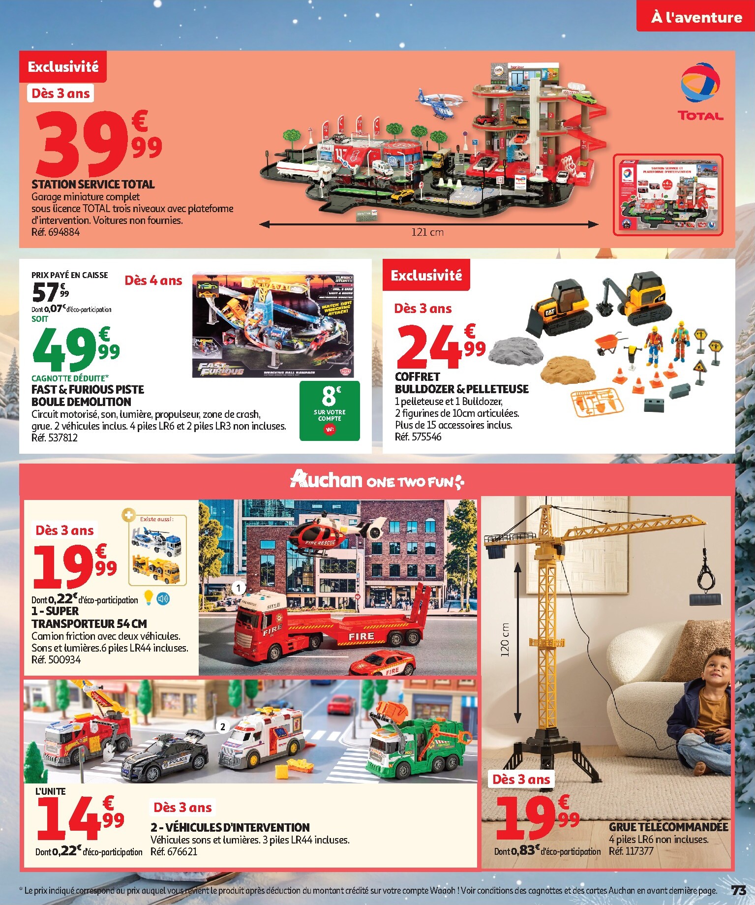 auchan - Huidige Auchan - Jouets de Noël folder geldig van vrijdag 16/10/2026 tot zondag 06/12/2026 - page: 73