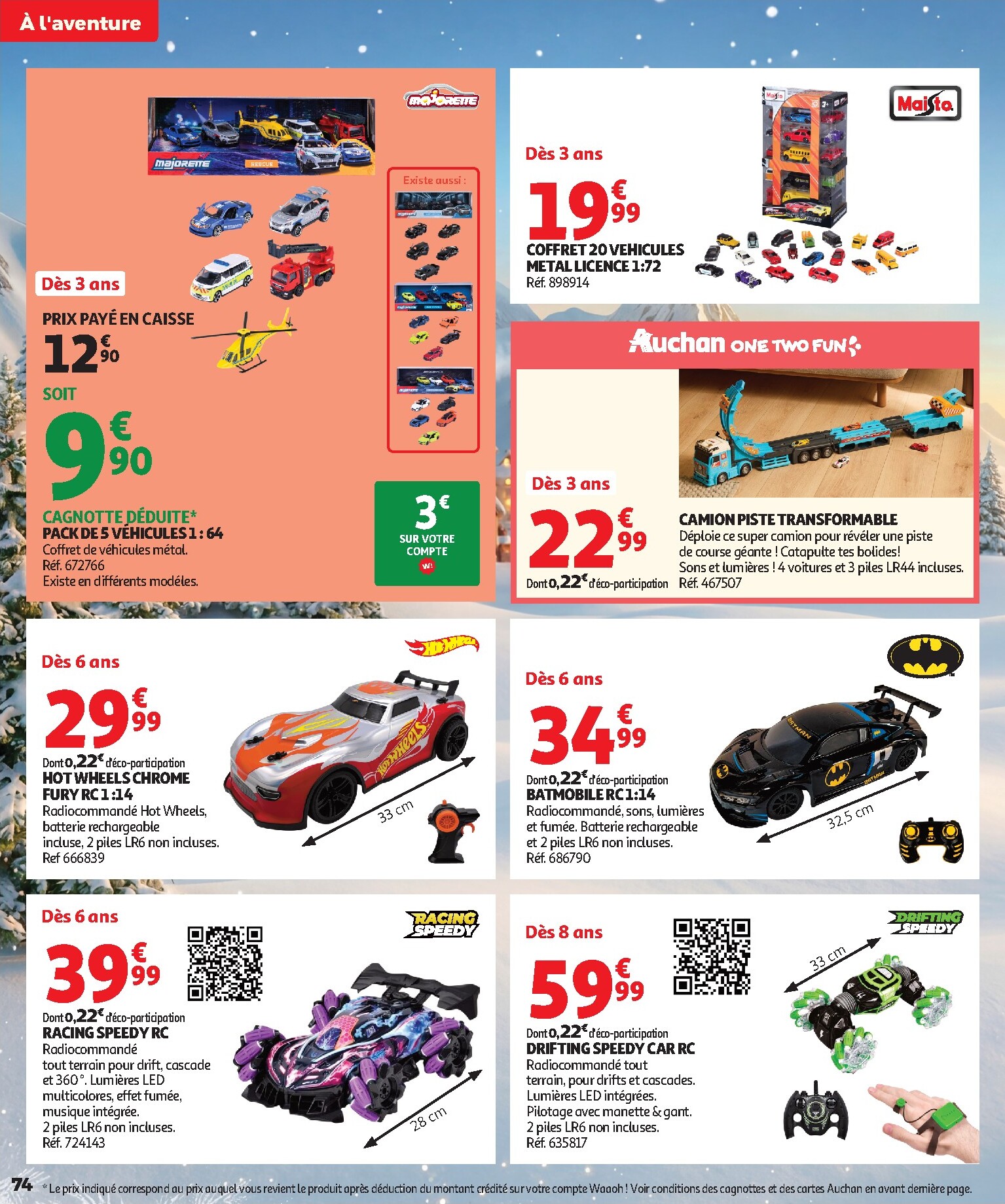 auchan - Huidige Auchan - Jouets de Noël folder geldig van vrijdag 16/10/2026 tot zondag 06/12/2026 - page: 74