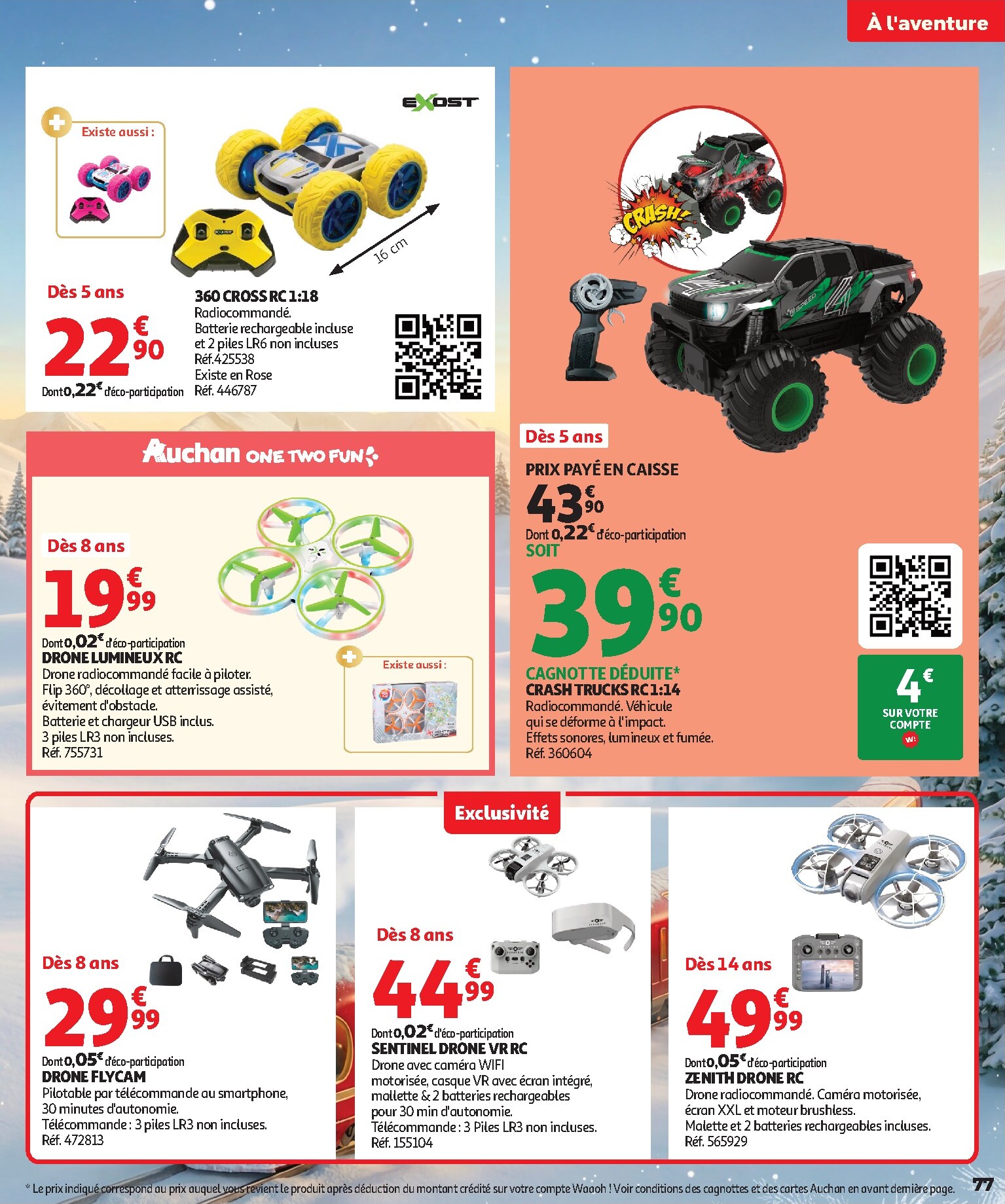 auchan - Huidige Auchan - Jouets de Noël folder geldig van vrijdag 16/10/2026 tot zondag 06/12/2026 - page: 77