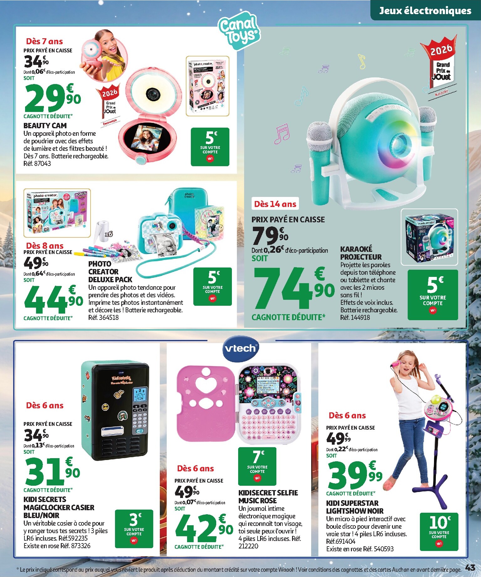 auchan - Huidige Auchan - Jouets de Noël folder geldig van vrijdag 16/10/2026 tot zondag 06/12/2026 - page: 43