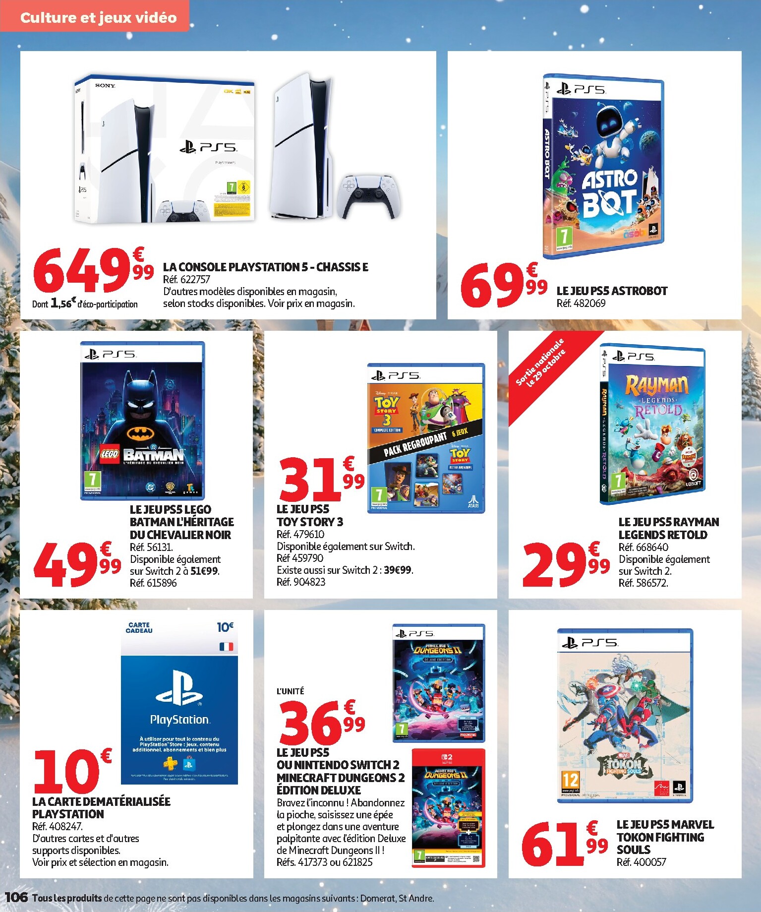 auchan - Huidige Auchan - Jouets de Noël folder geldig van vrijdag 16/10/2026 tot zondag 06/12/2026 - page: 106