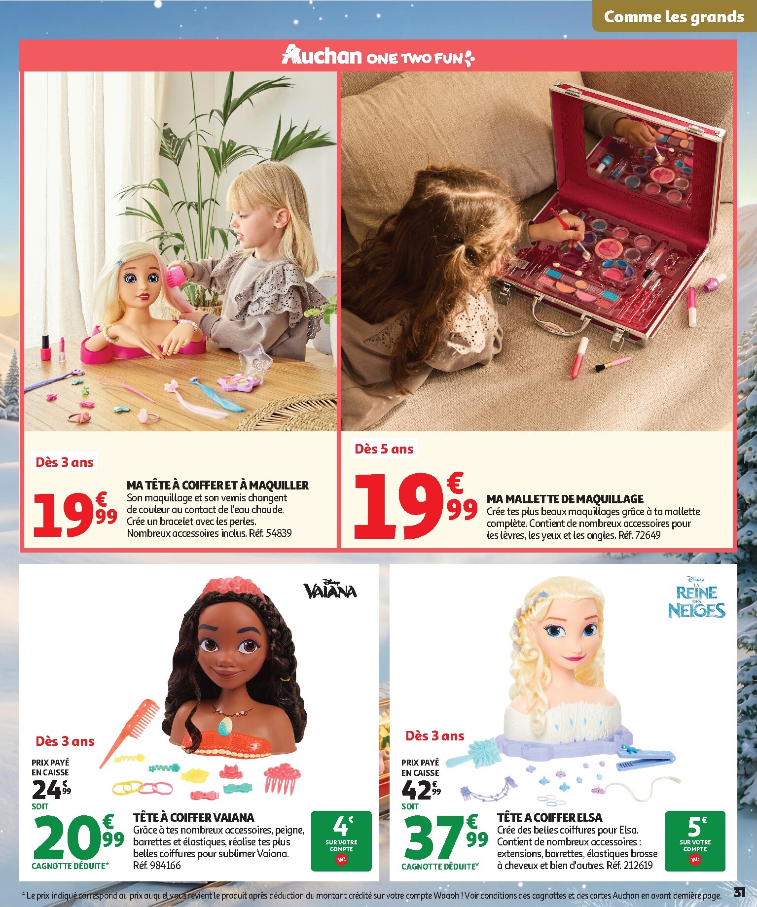 auchan - Huidige Auchan - Jouets de Noël folder geldig van vrijdag 16/10/2026 tot zondag 06/12/2026 - page: 31