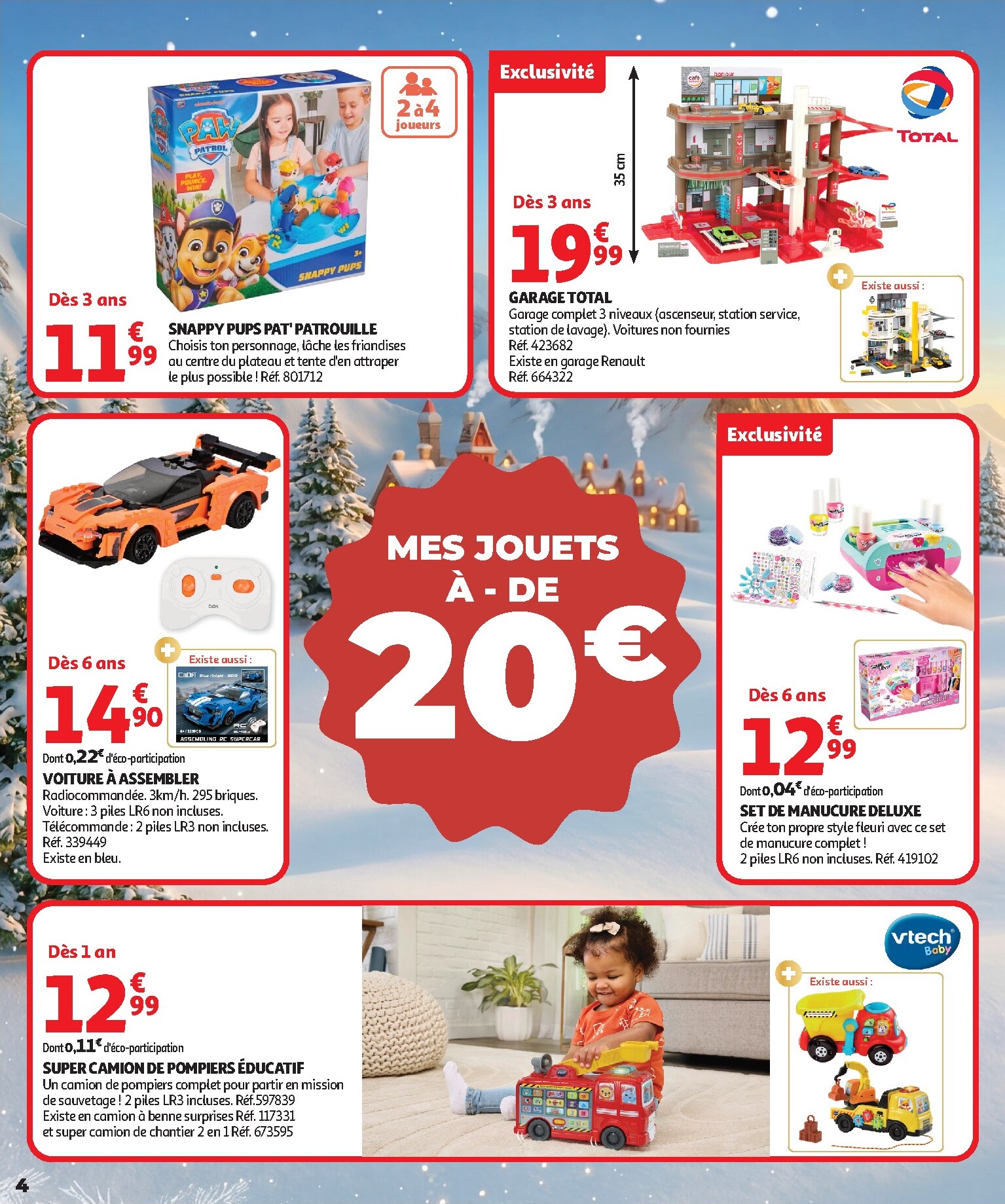 auchan - Huidige Auchan - Jouets de Noël folder geldig van vrijdag 16/10/2026 tot zondag 06/12/2026 - page: 4