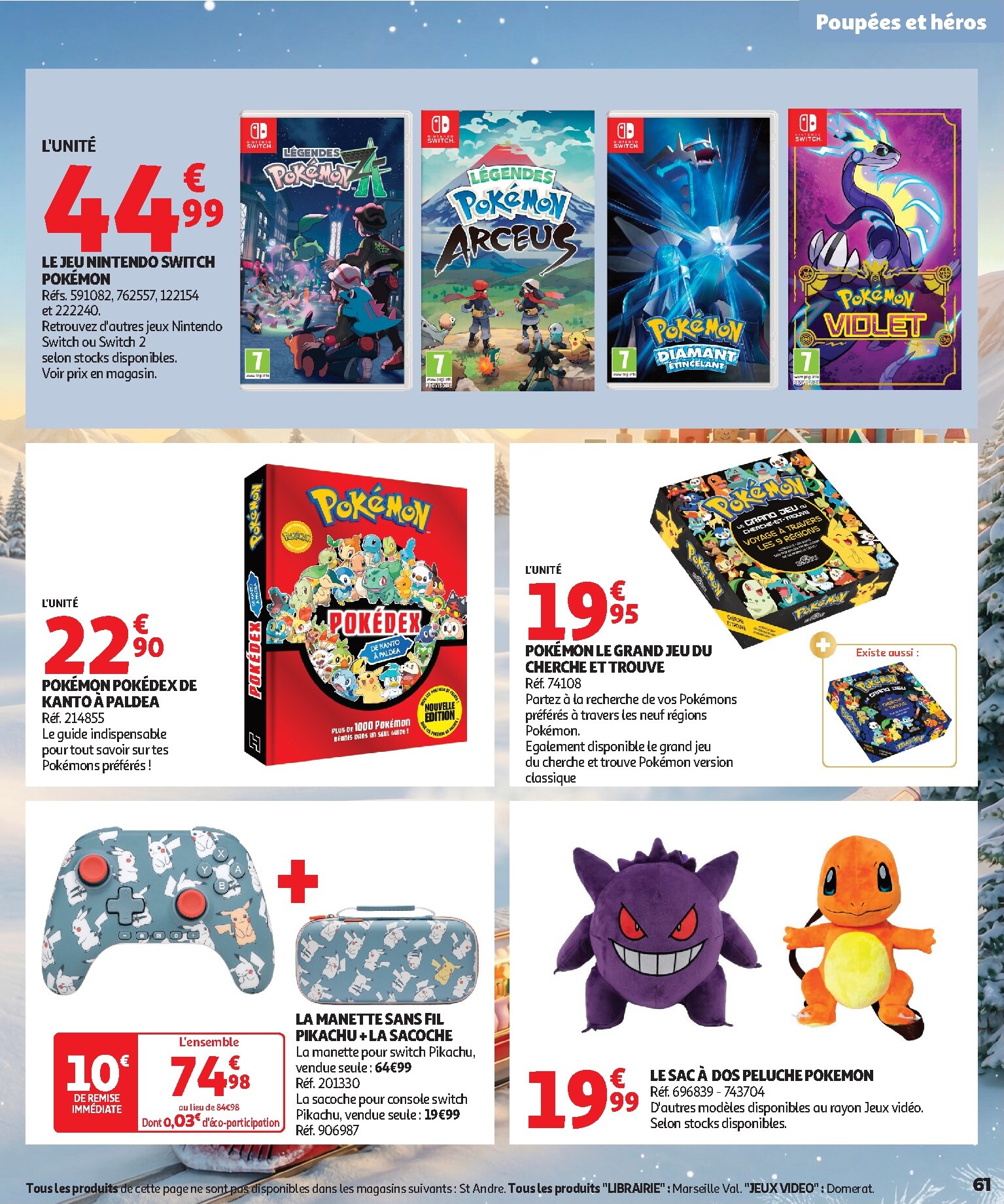 auchan - Huidige Auchan - Jouets de Noël folder geldig van vrijdag 16/10/2026 tot zondag 06/12/2026 - page: 61