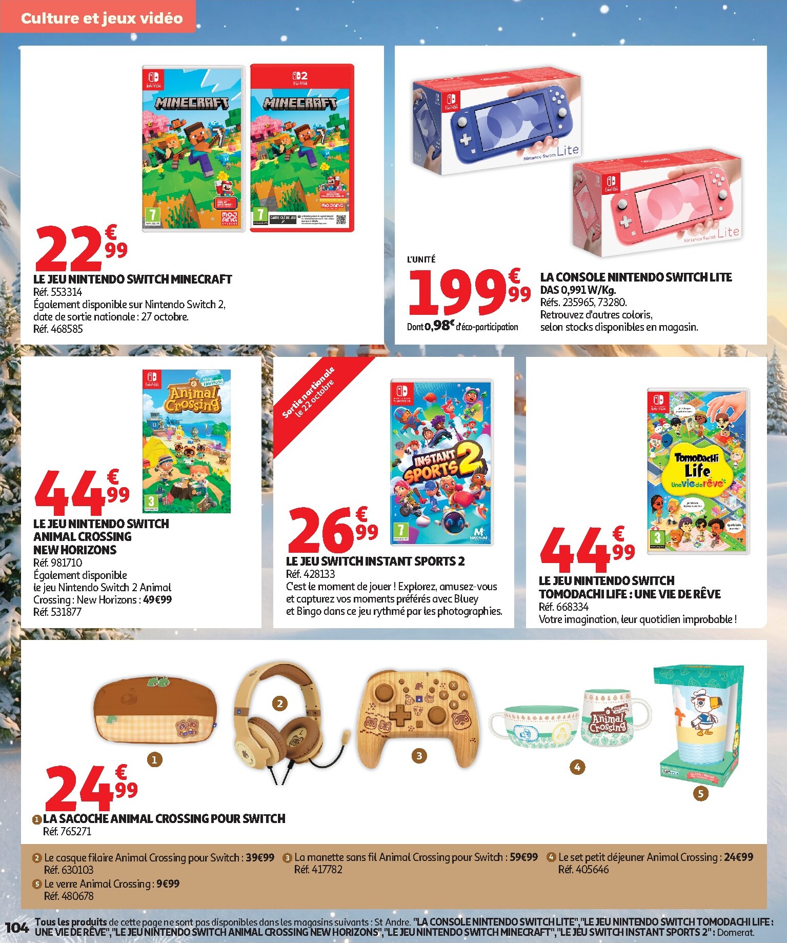 auchan - Huidige Auchan - Jouets de Noël folder geldig van vrijdag 16/10/2026 tot zondag 06/12/2026 - page: 104